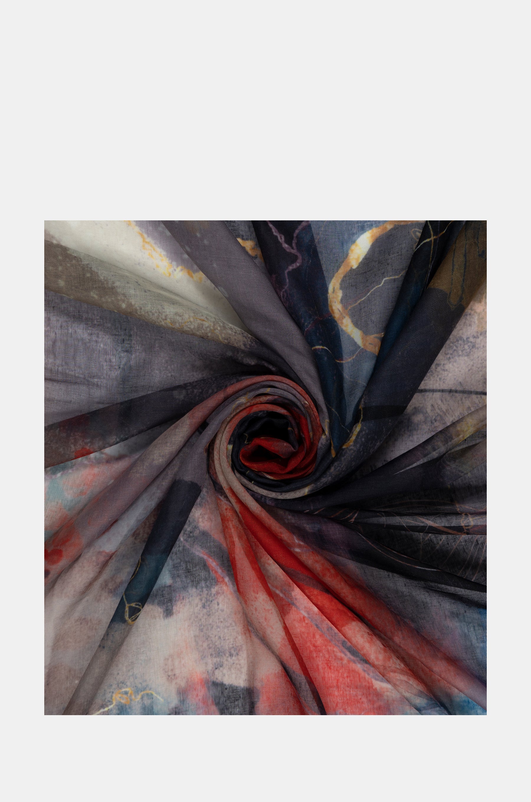 Foulard rougeâtre Palette