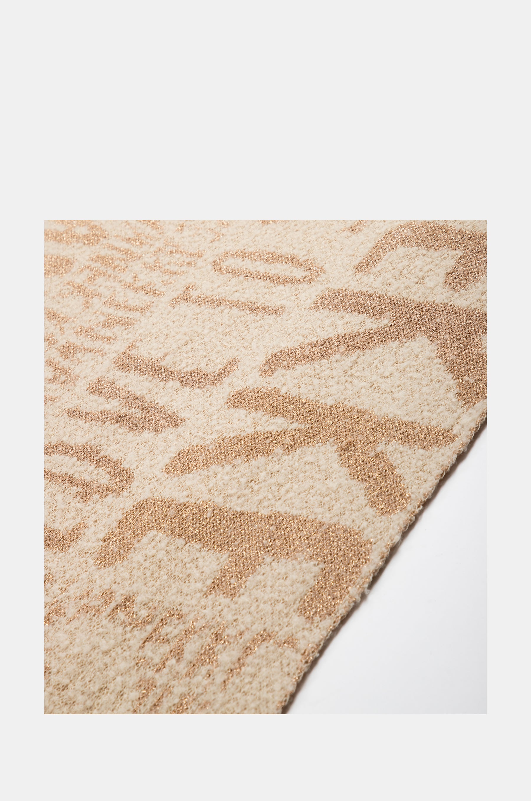 Écharpe logomania beige