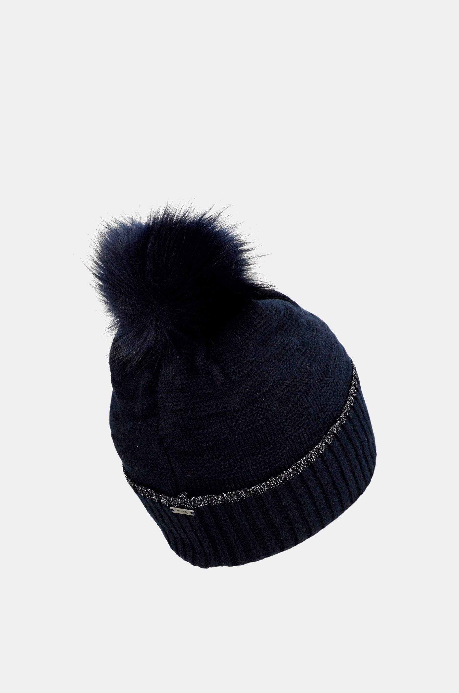 Chapeau Shodō en tricot bleu marine