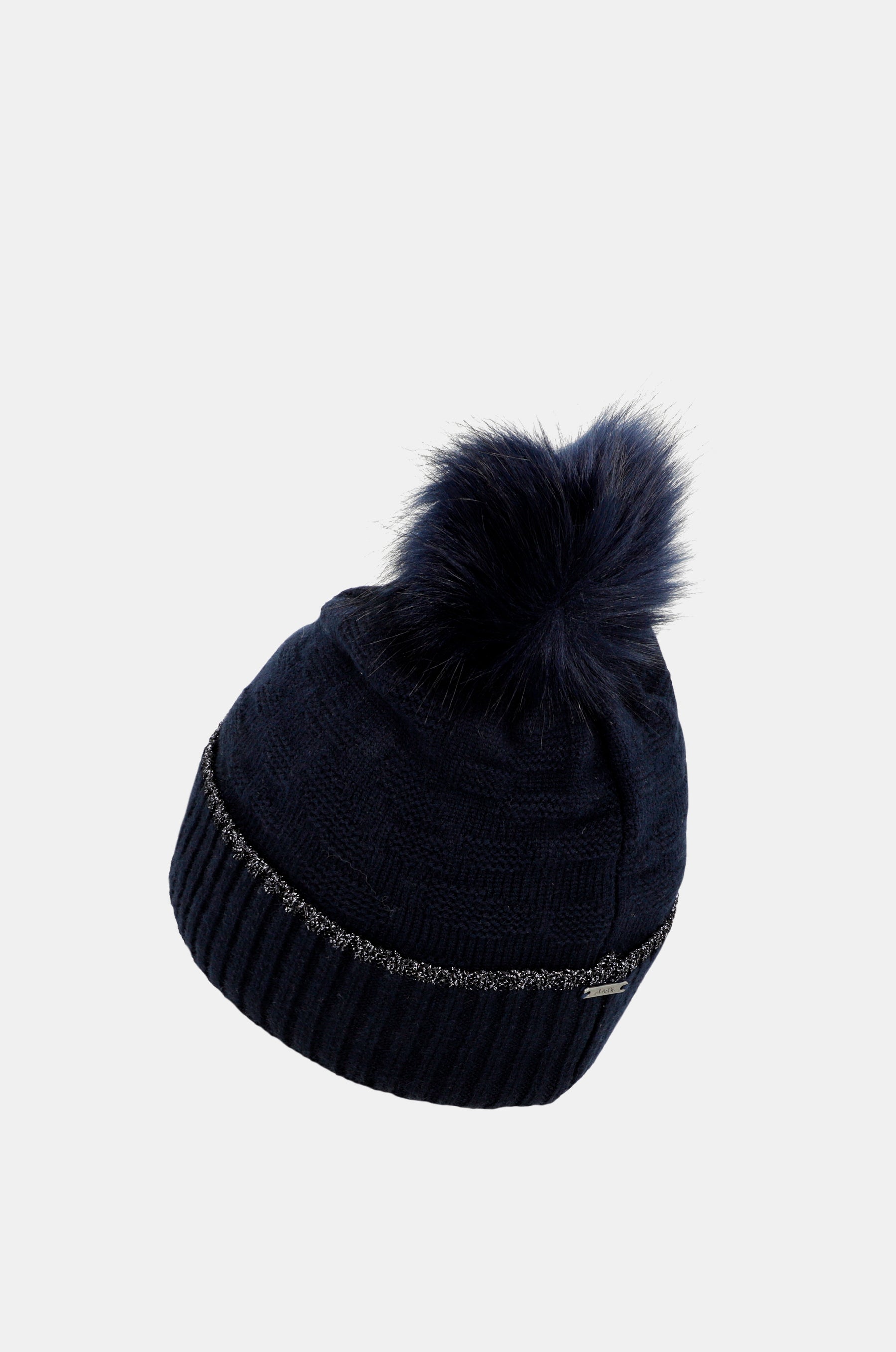 Chapeau Shodō en tricot bleu marine