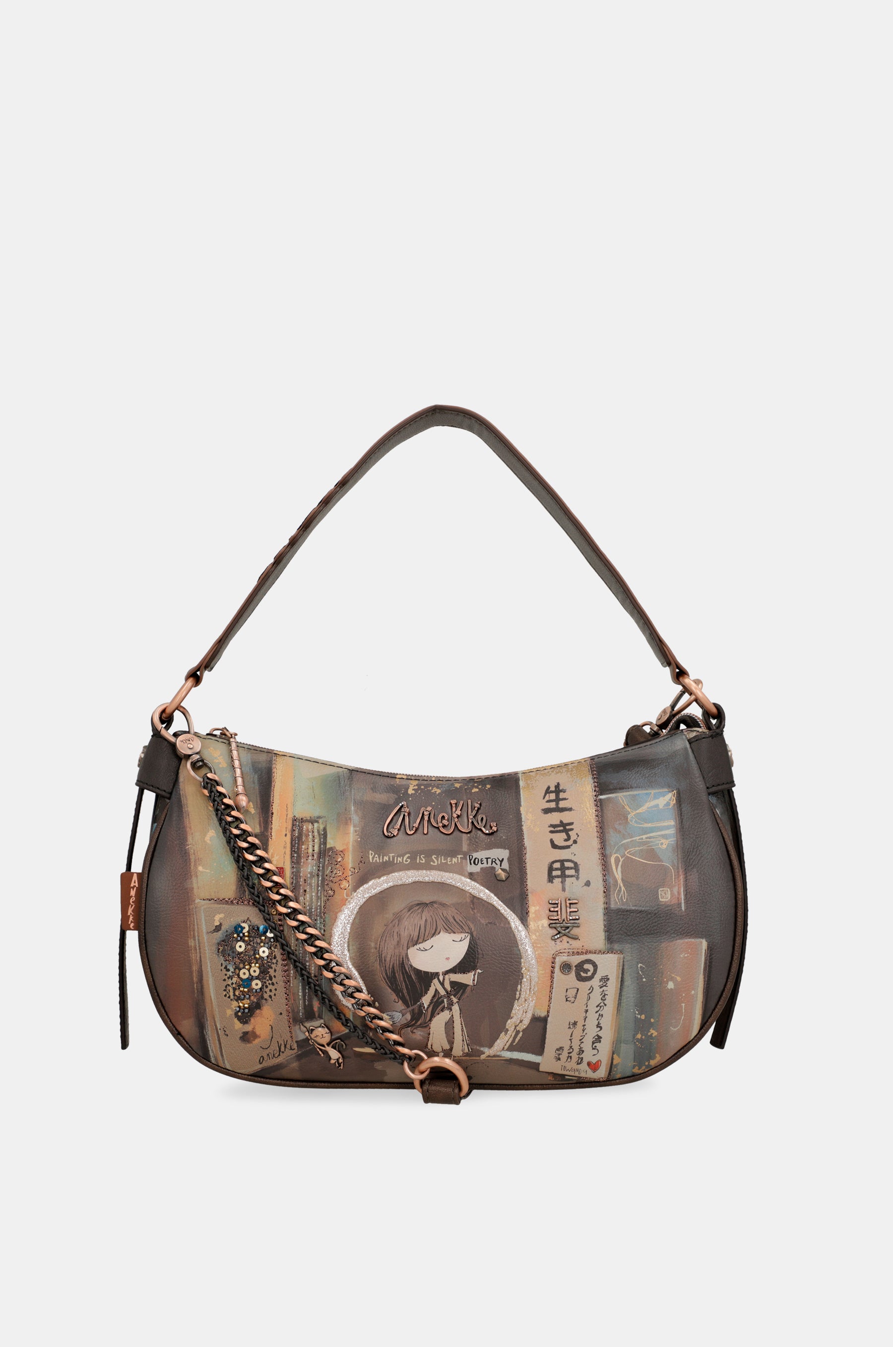 Sac ovale shōen avec chaîne