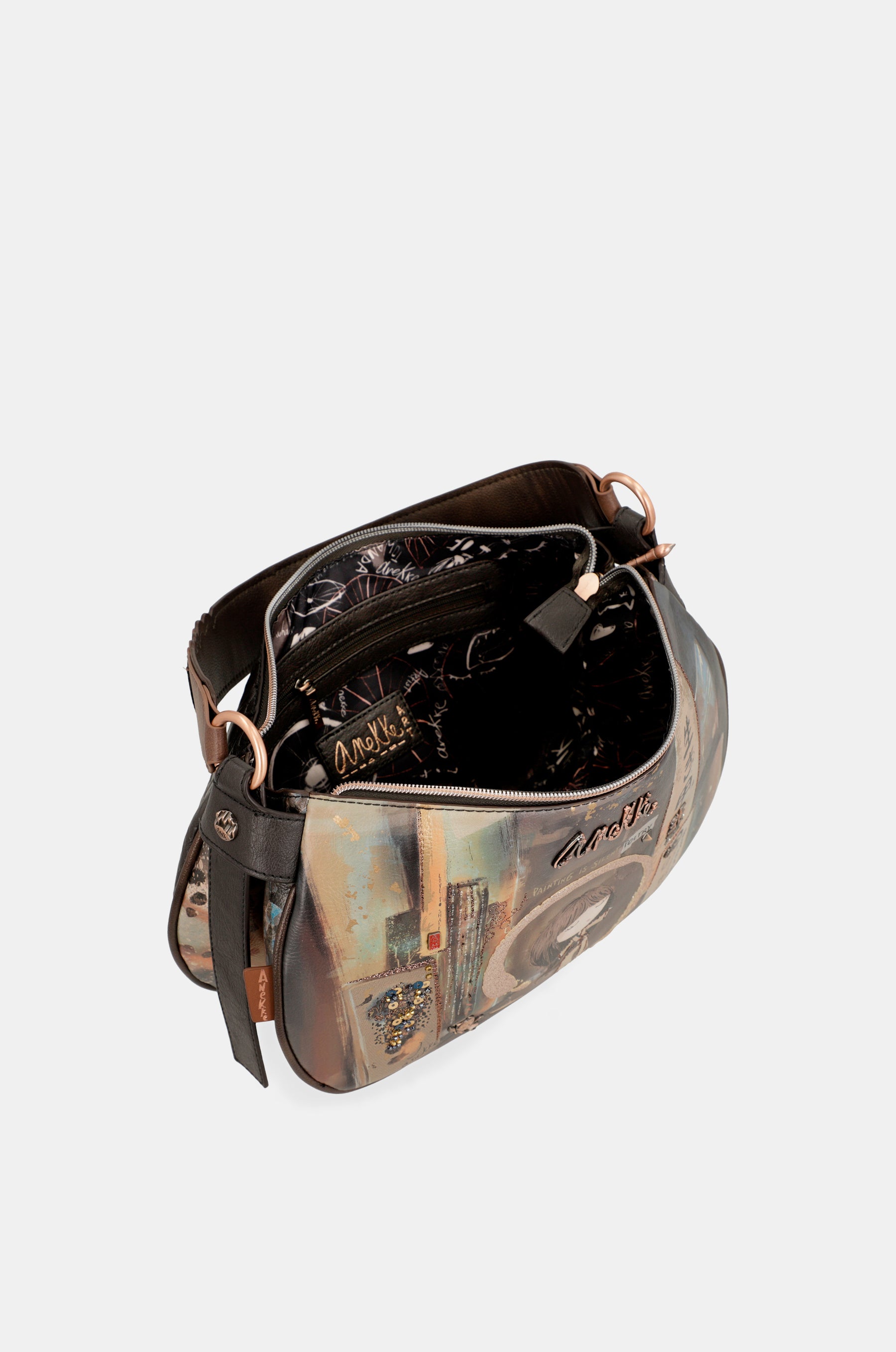Sac ovale shōen avec chaîne