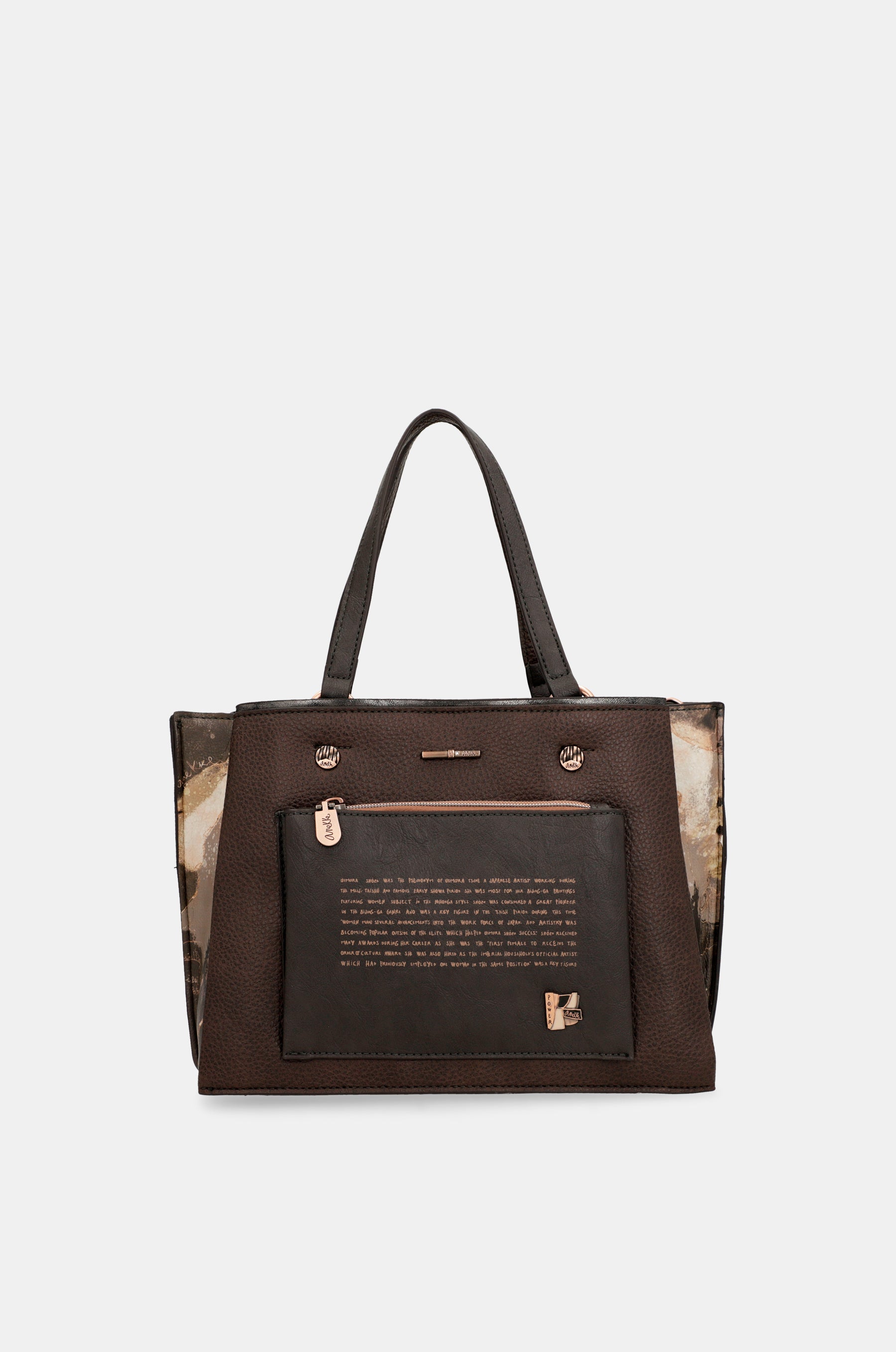 SHōen Brown Tote avec bandoulière