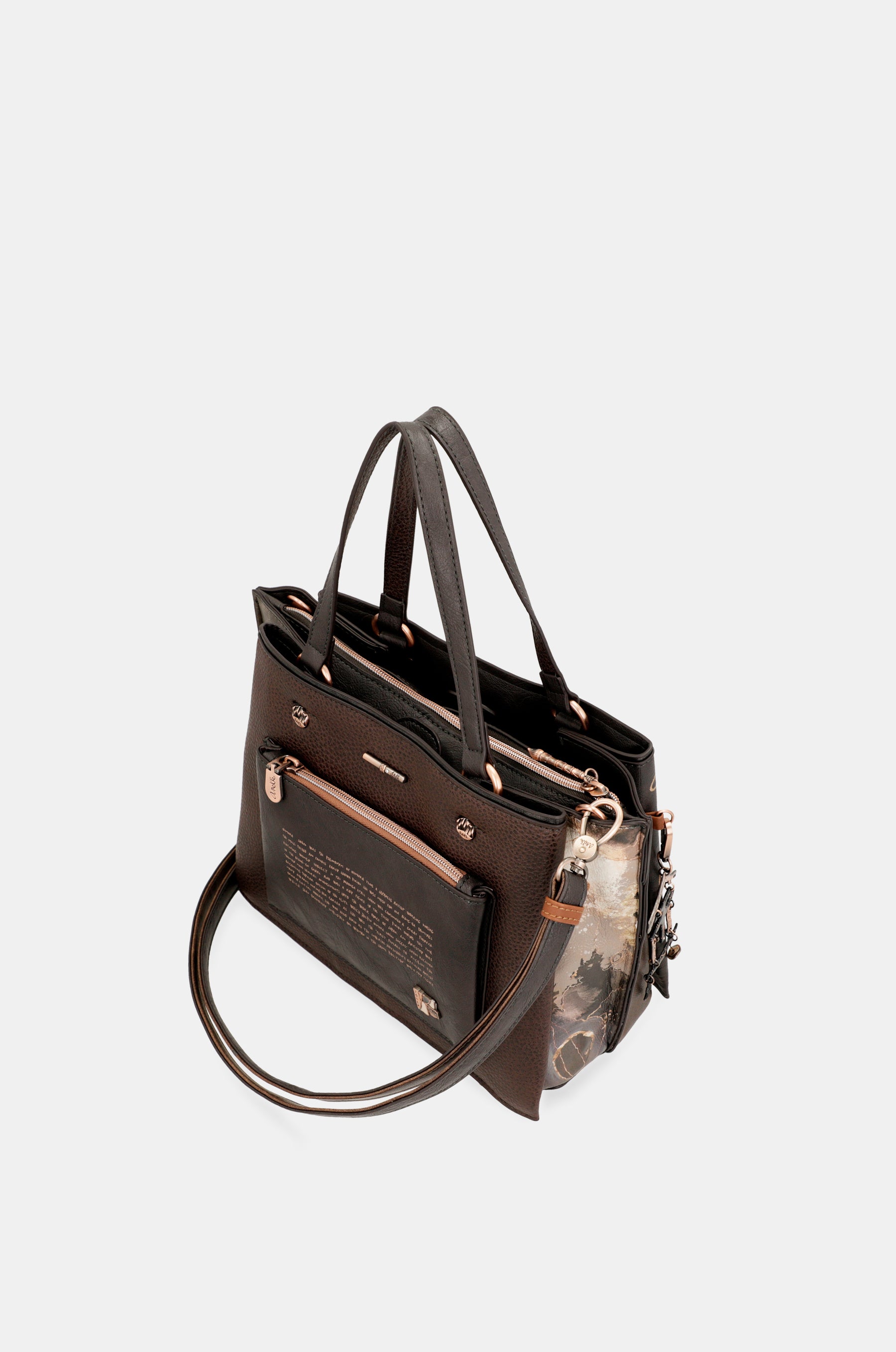 SHōen Brown Tote avec bandoulière