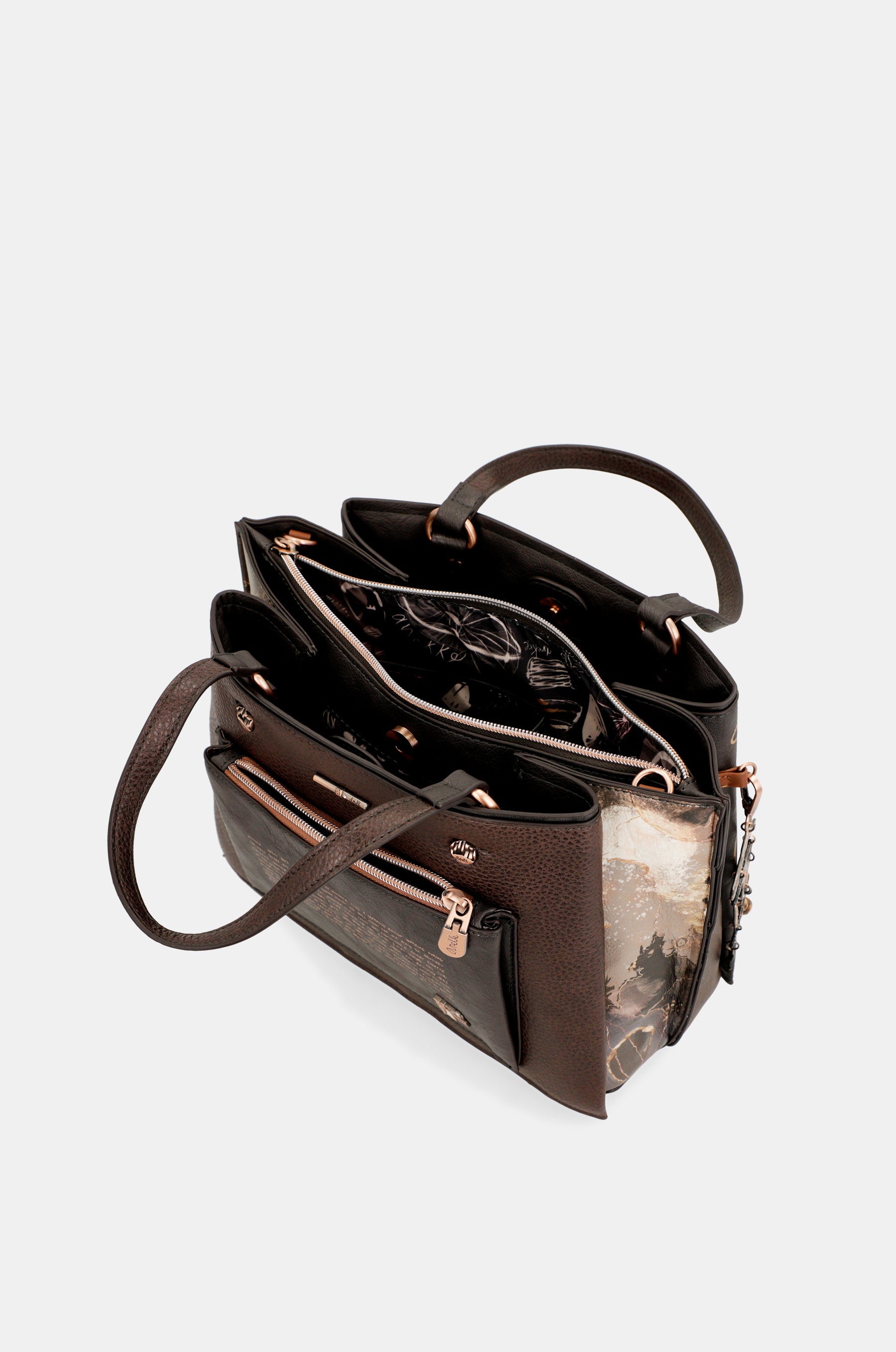 SHōen Brown Tote avec bandoulière
