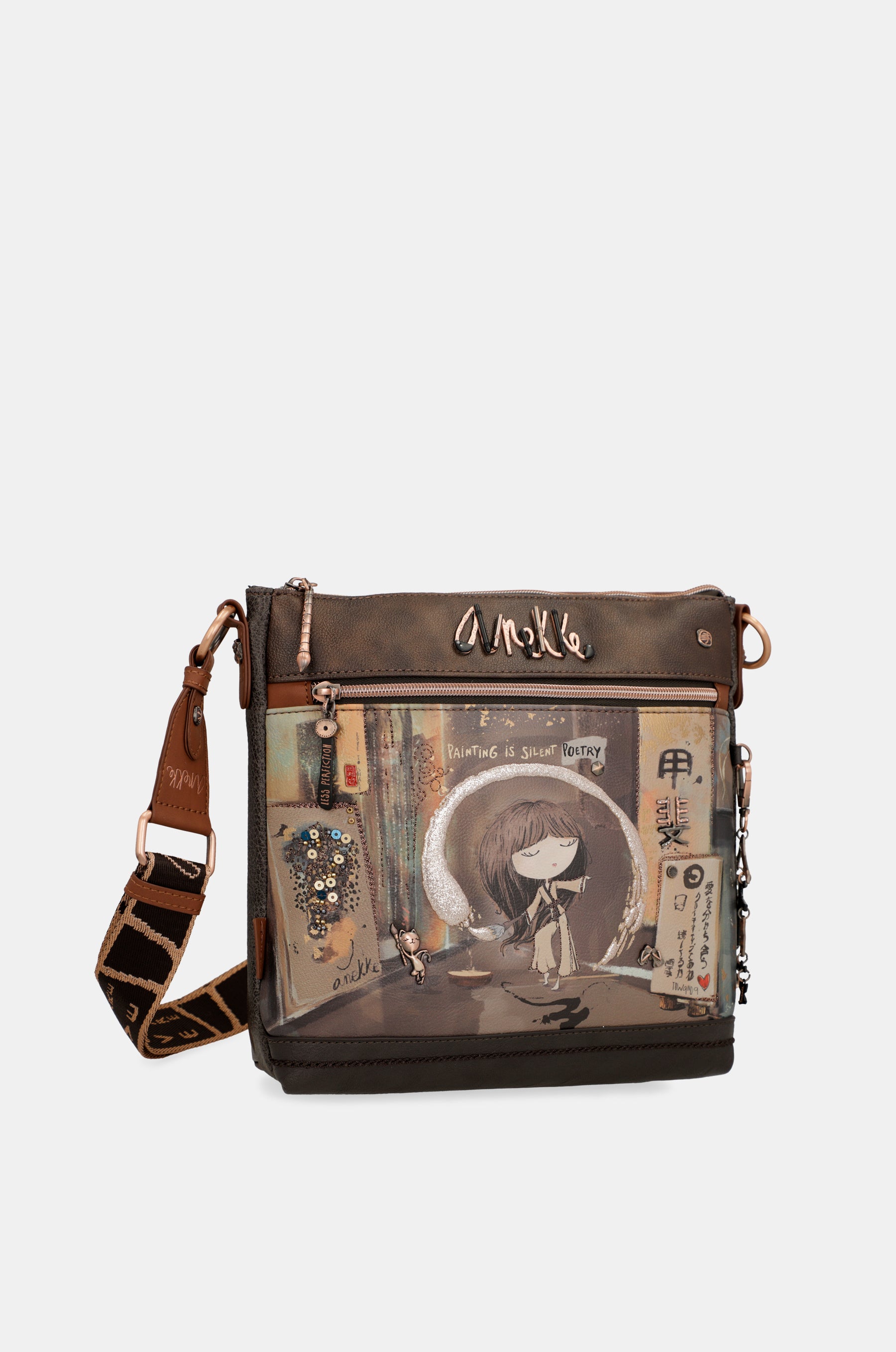 Shōen Sac à épaule brun moyen