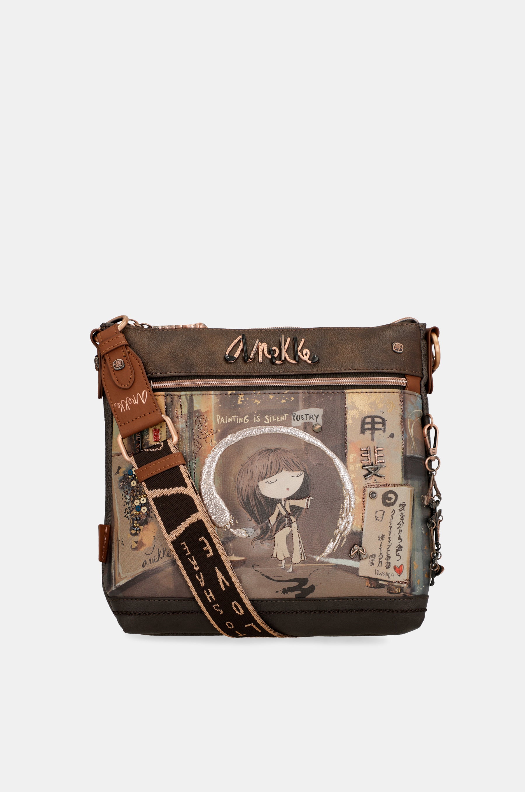 Shōen Sac à épaule brun moyen