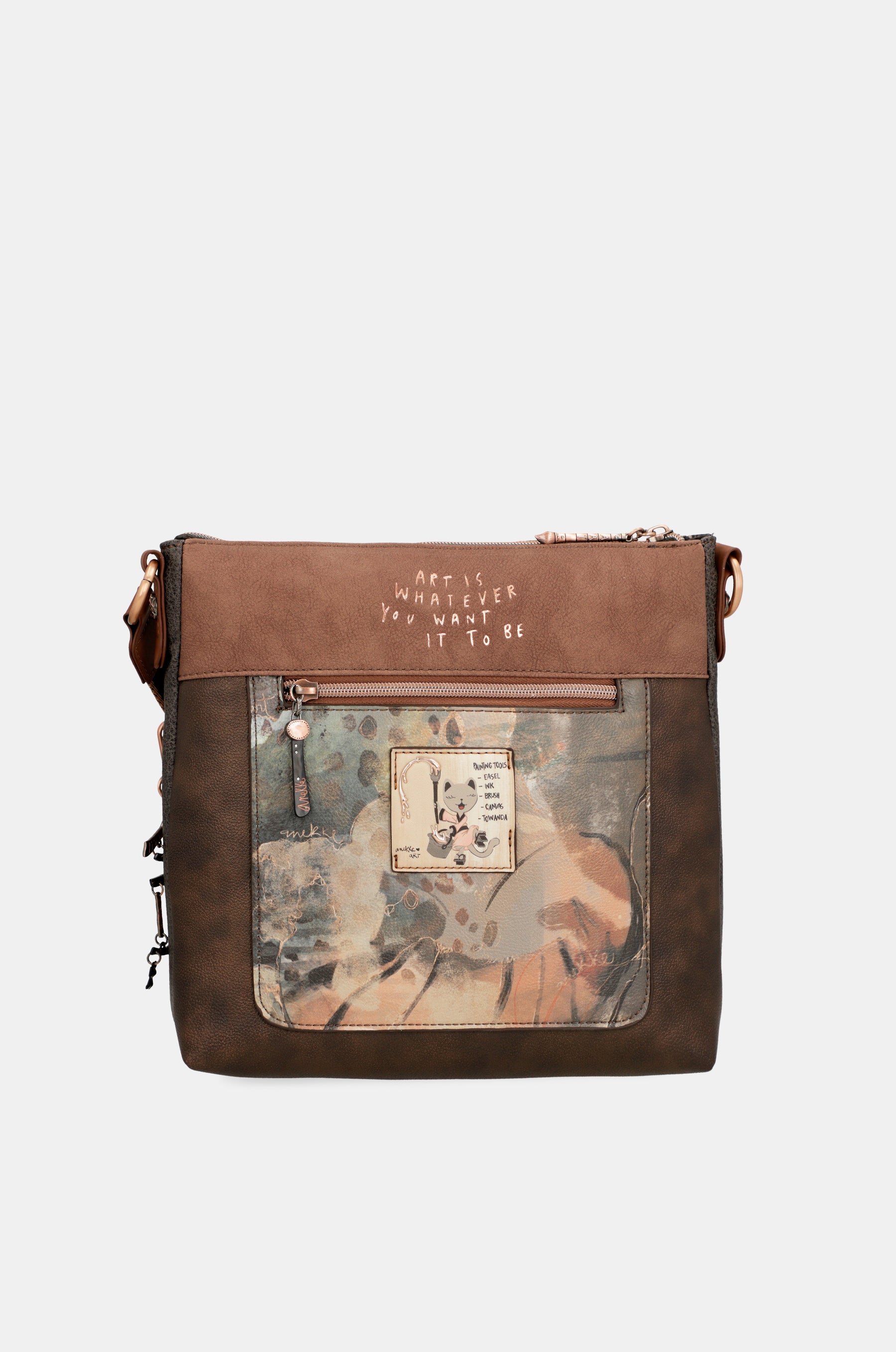 Shōen Sac à épaule brun moyen