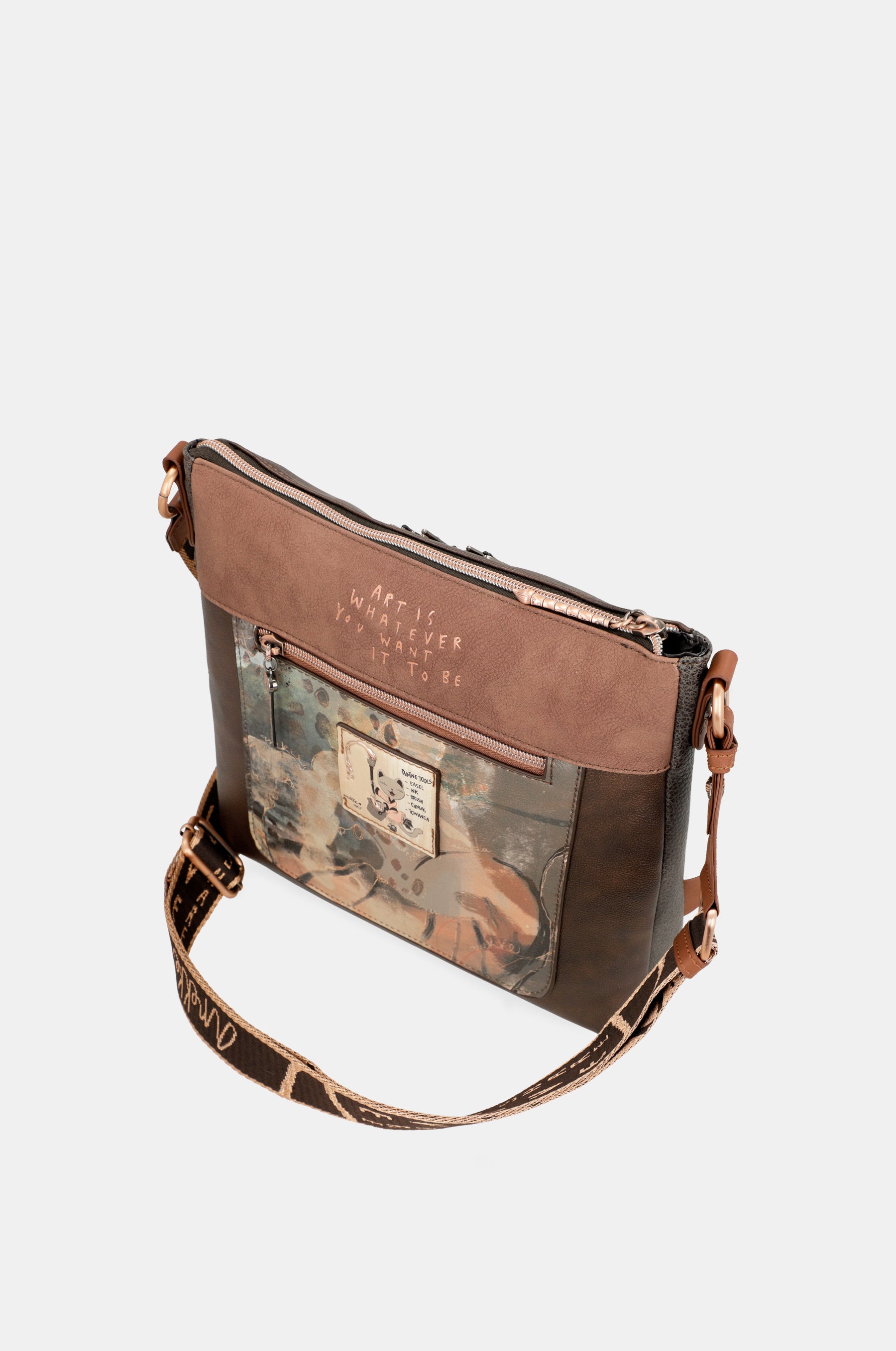 Shōen Sac à épaule brun moyen