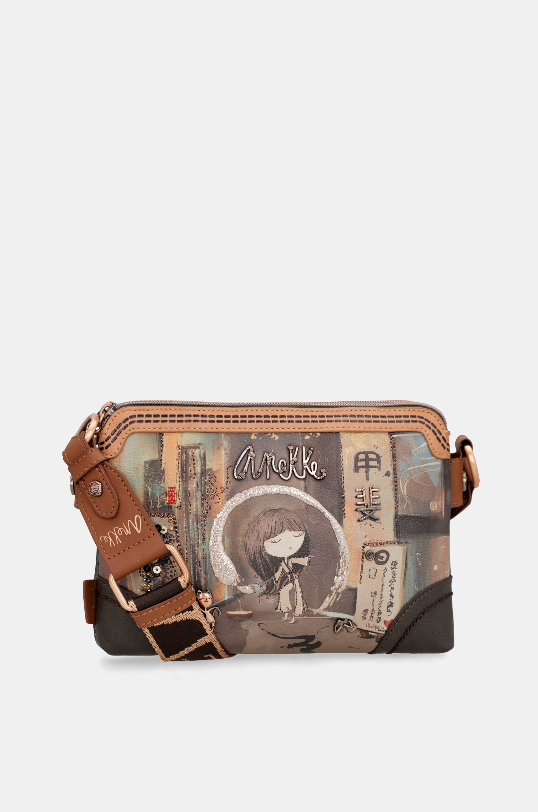 Sac à bandoulière moyen Shōen avec 3 compartiments