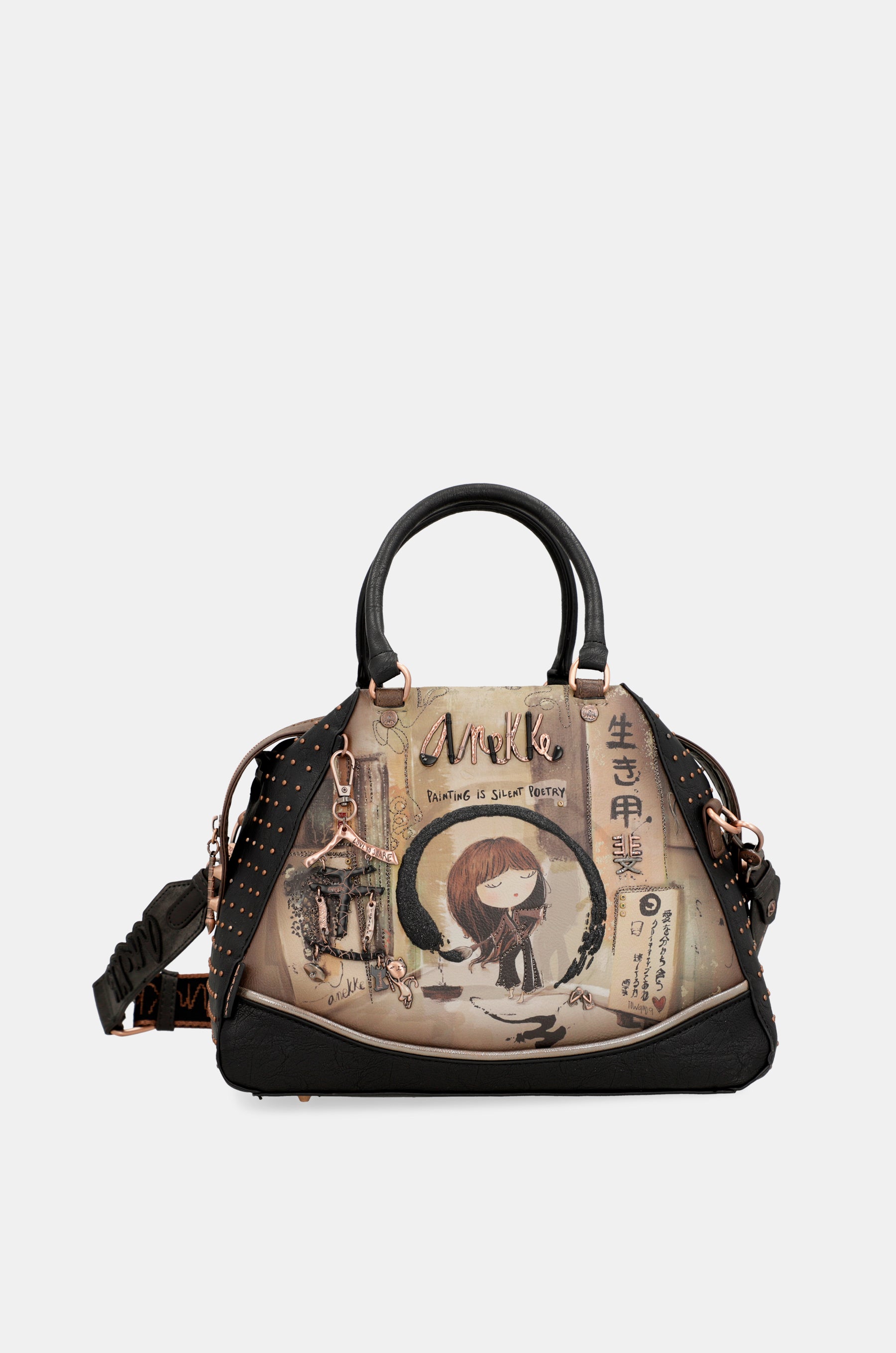 Shōen grand sac fourre-tout noir