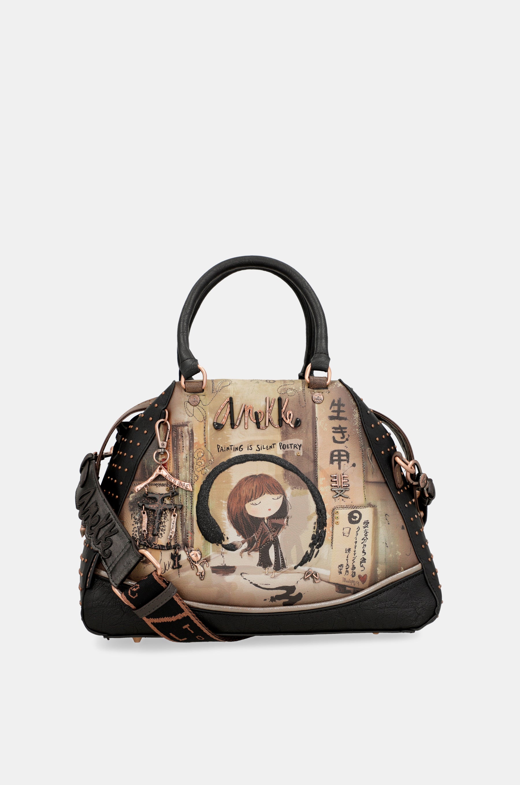 Shōen grand sac fourre-tout noir