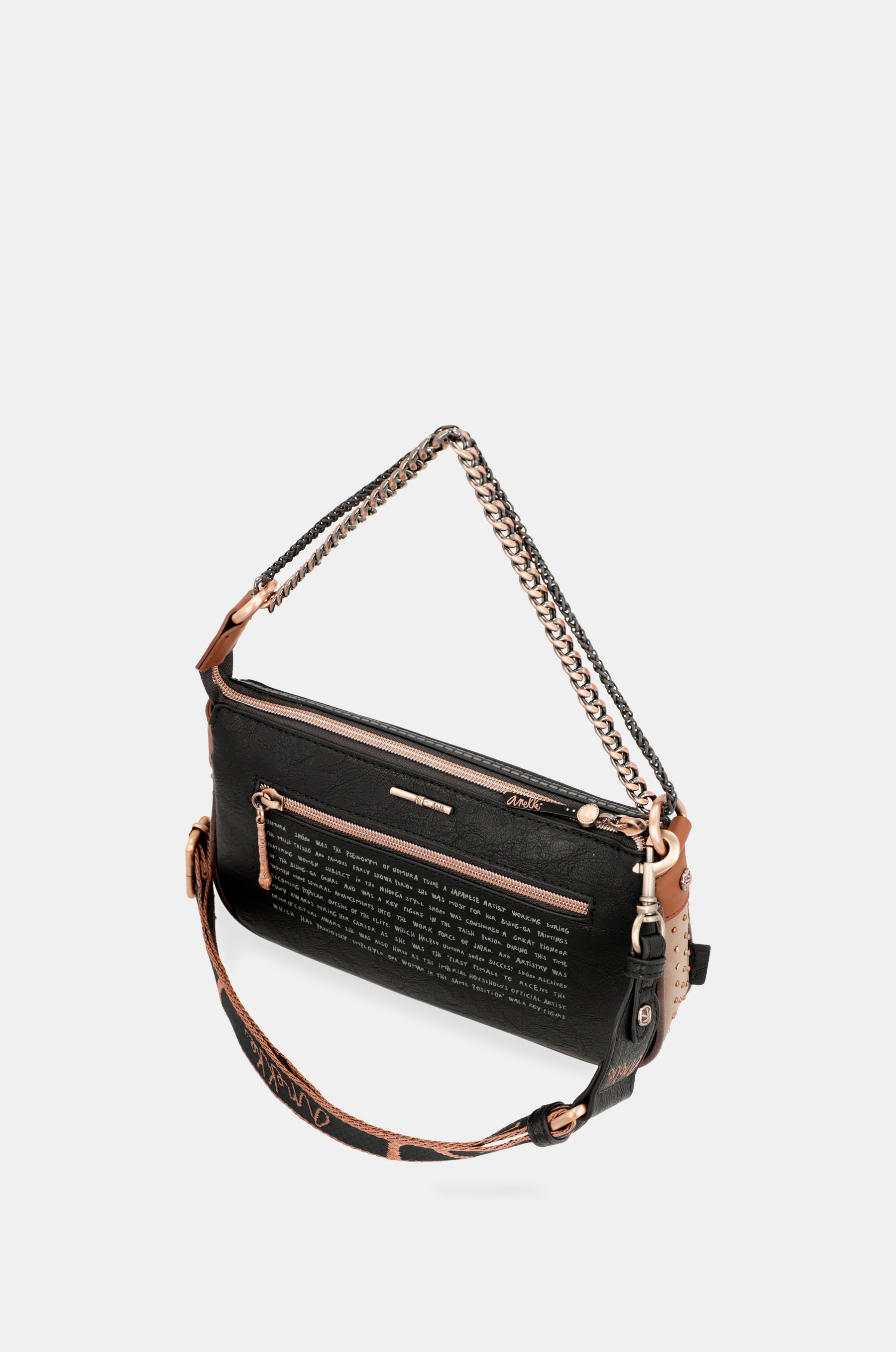 Sac de baguette de poignée en métal shōen