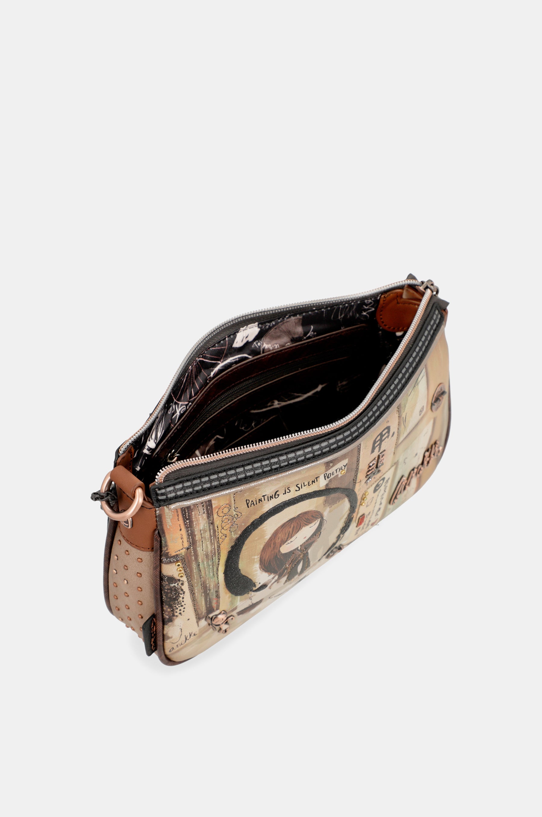 Sac de baguette de poignée en métal shōen