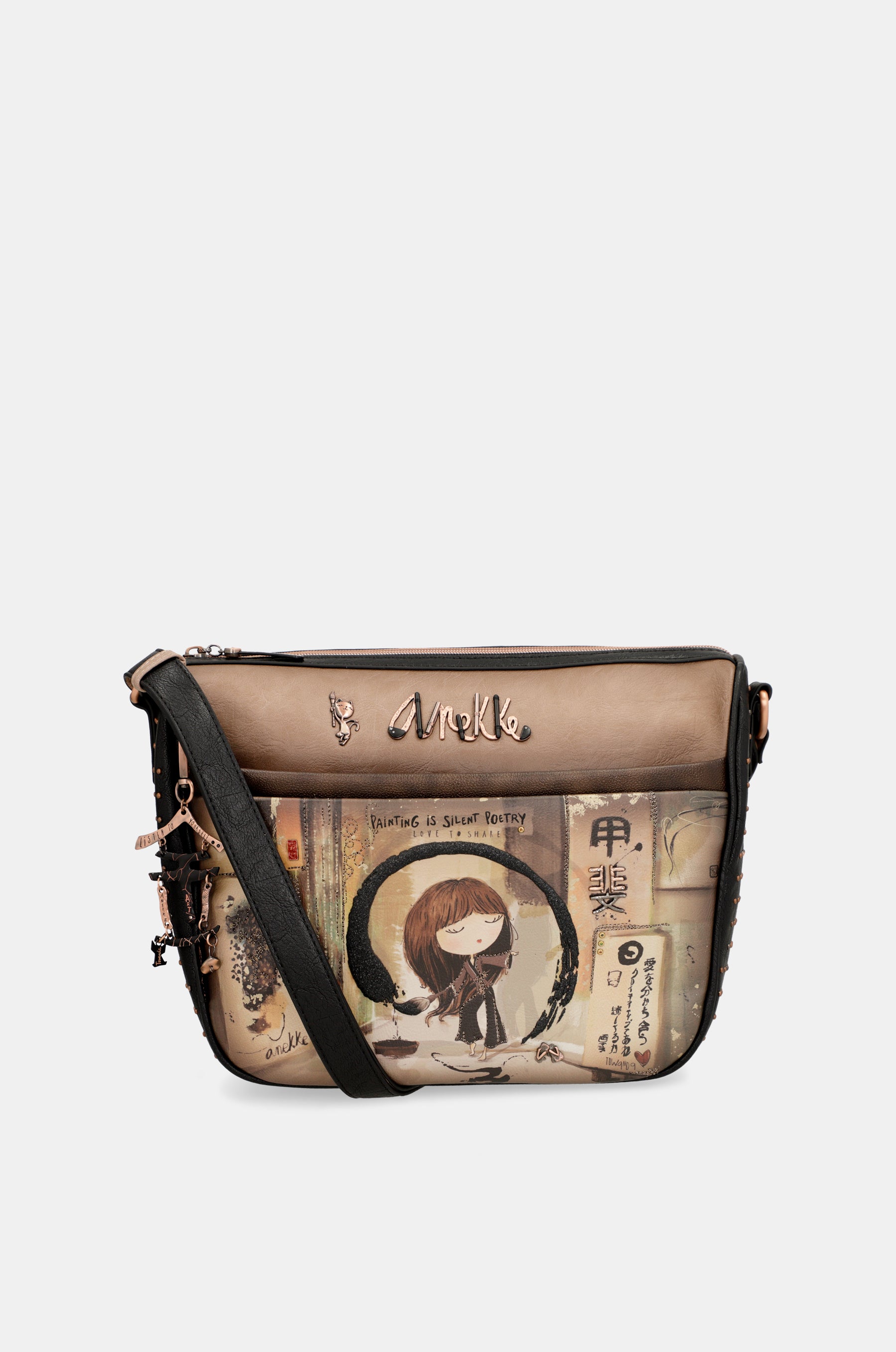 Shōen grand sac à bandoulière avec des poches