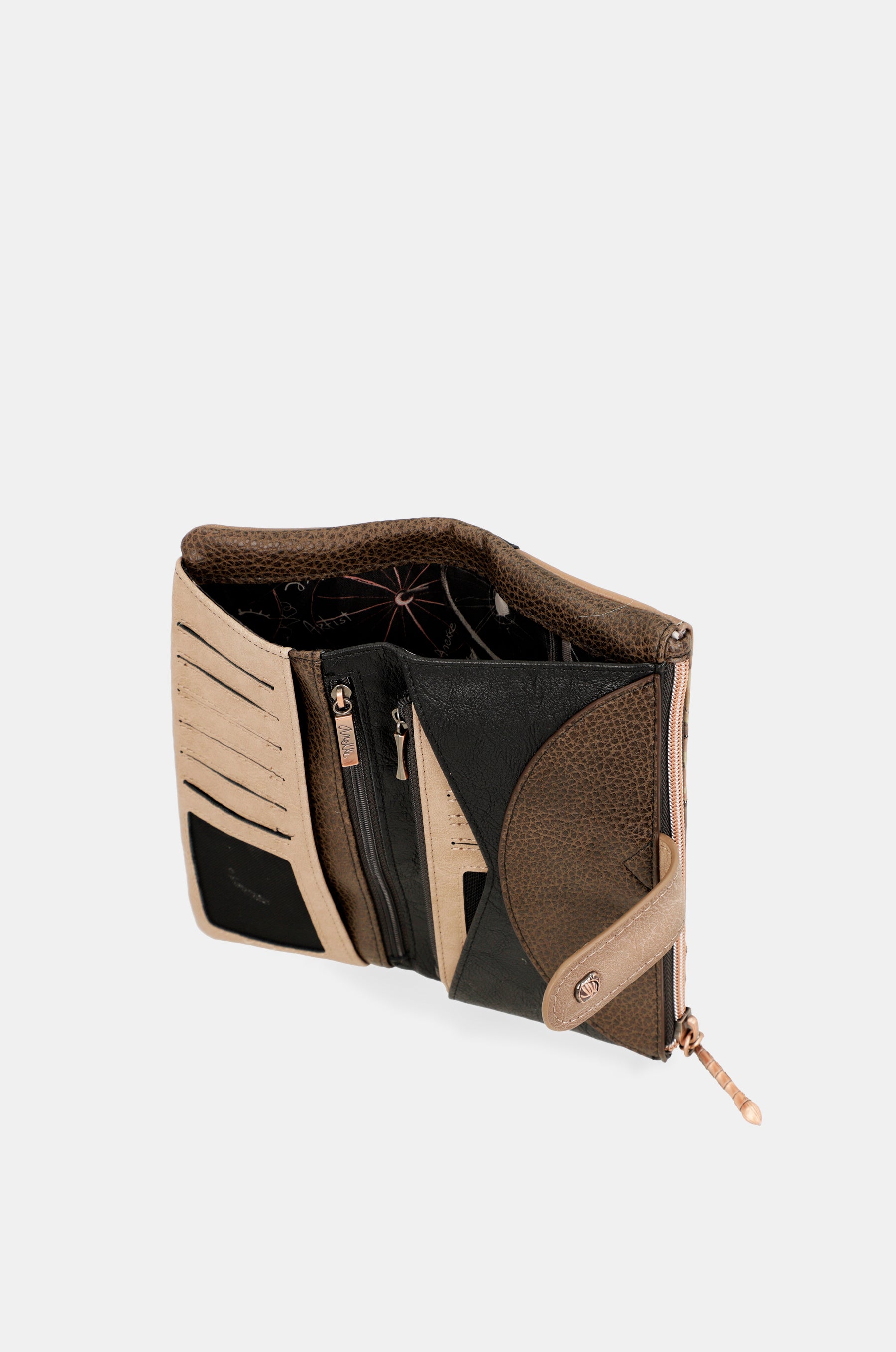 Shōen shōen grand portefeuille RFID flexible noir