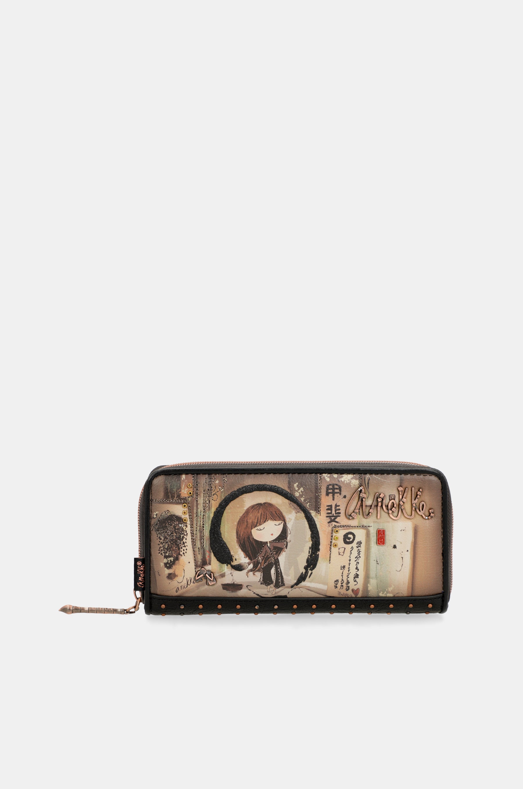 Shōen grand portefeuille RFID noir