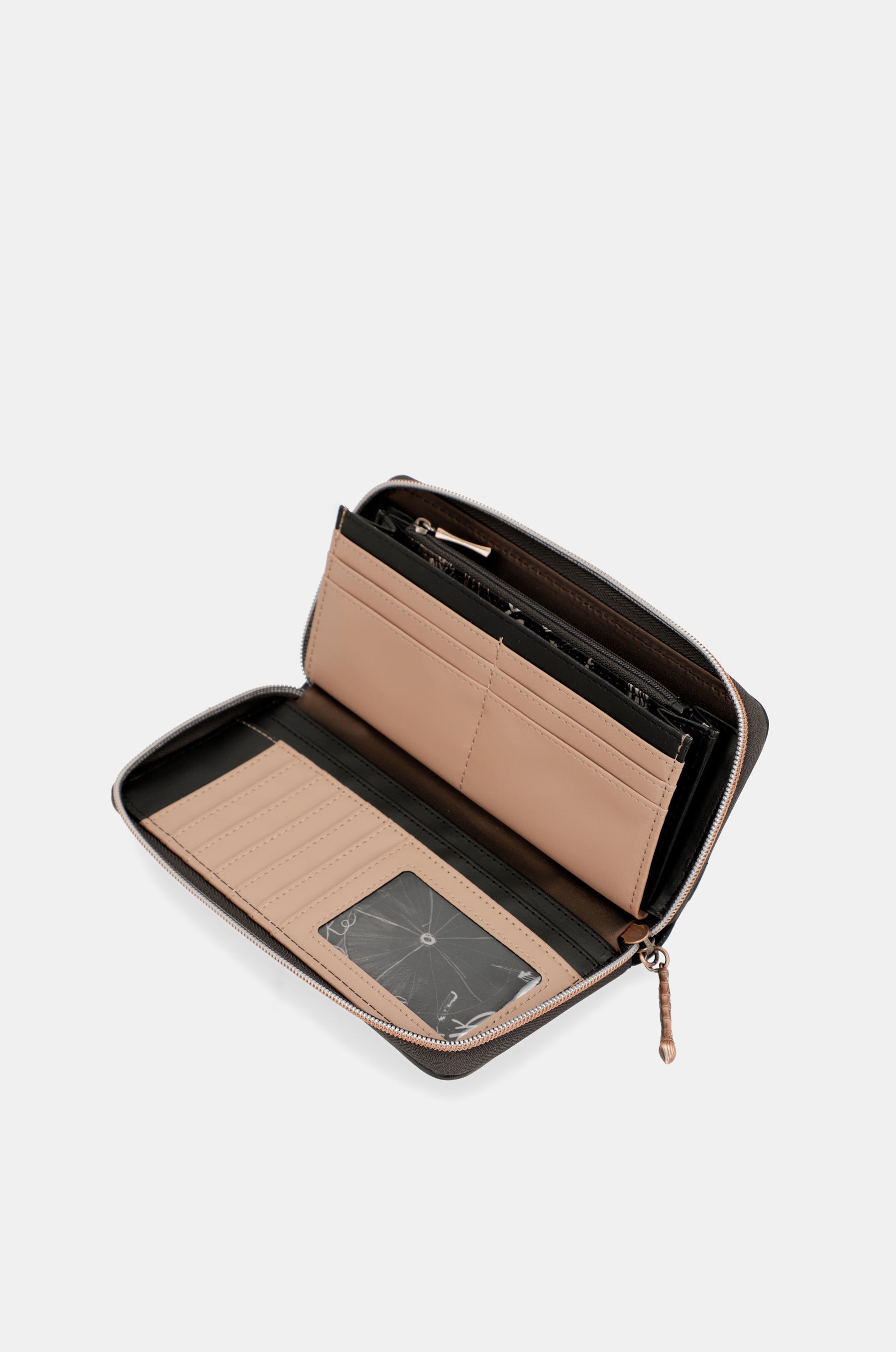 Shōen grand portefeuille RFID noir