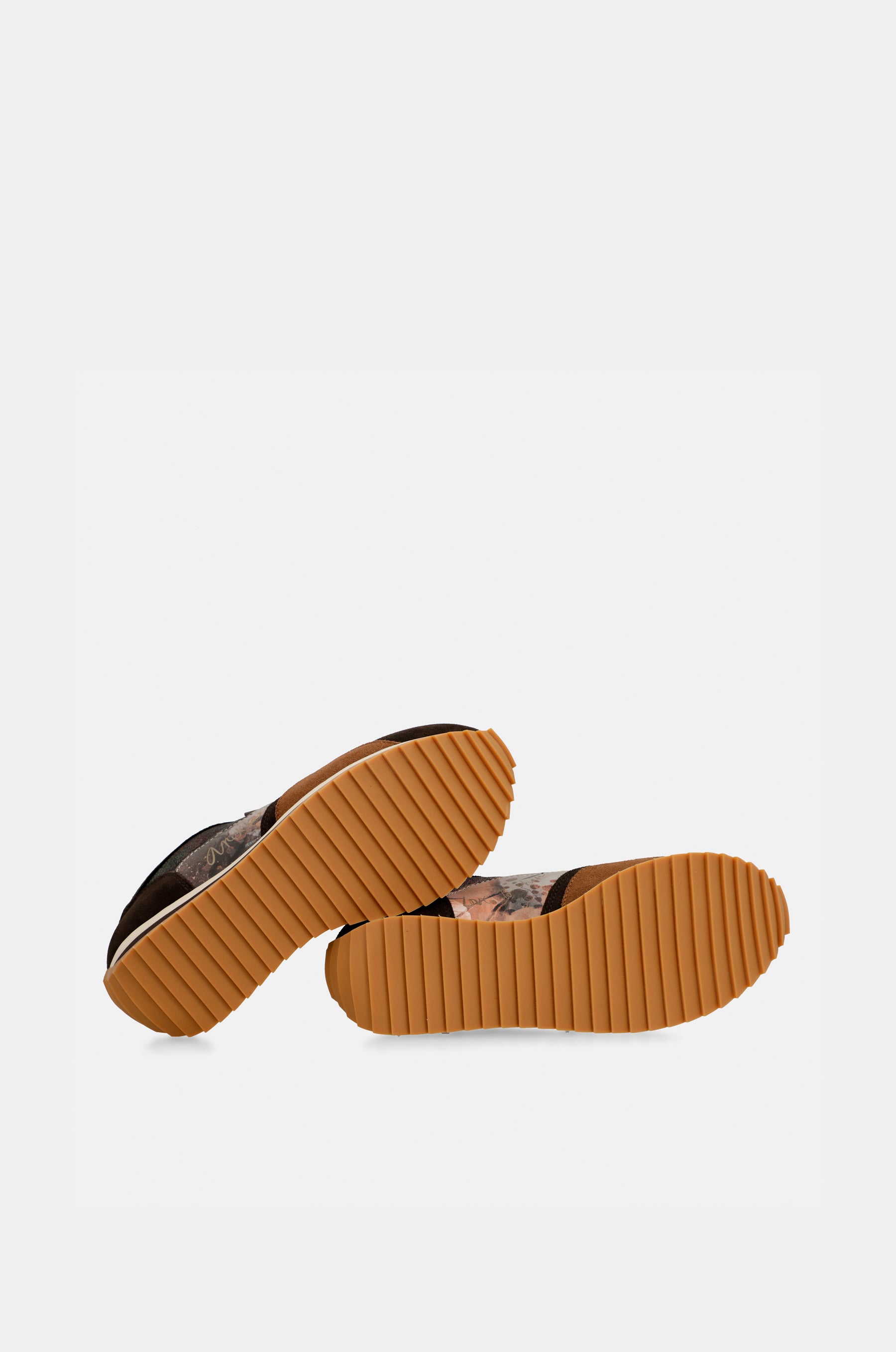 Baskets sport Palette à motif marron