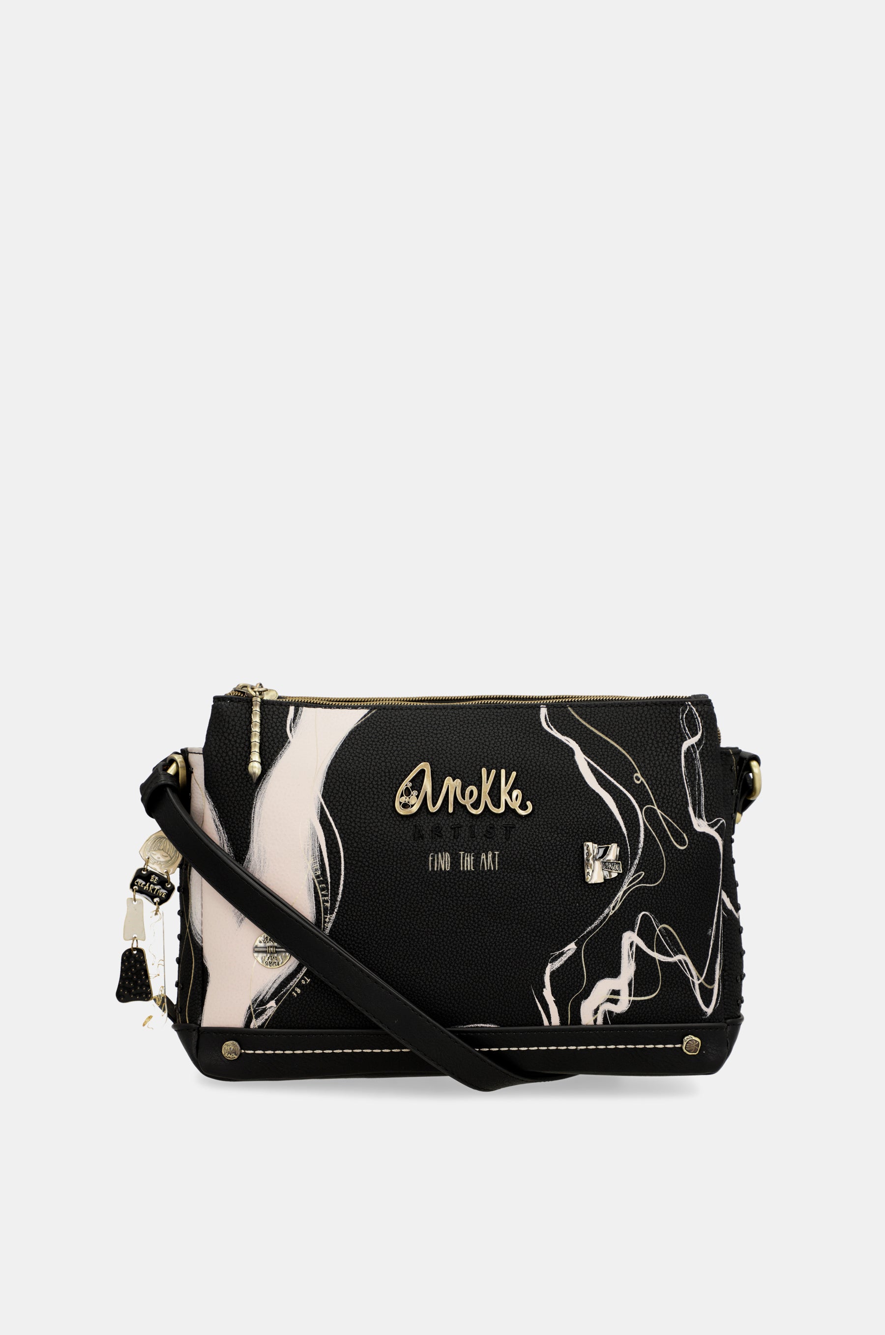 Nature Shodō Black 3 Compartiment Sac à bandoulière