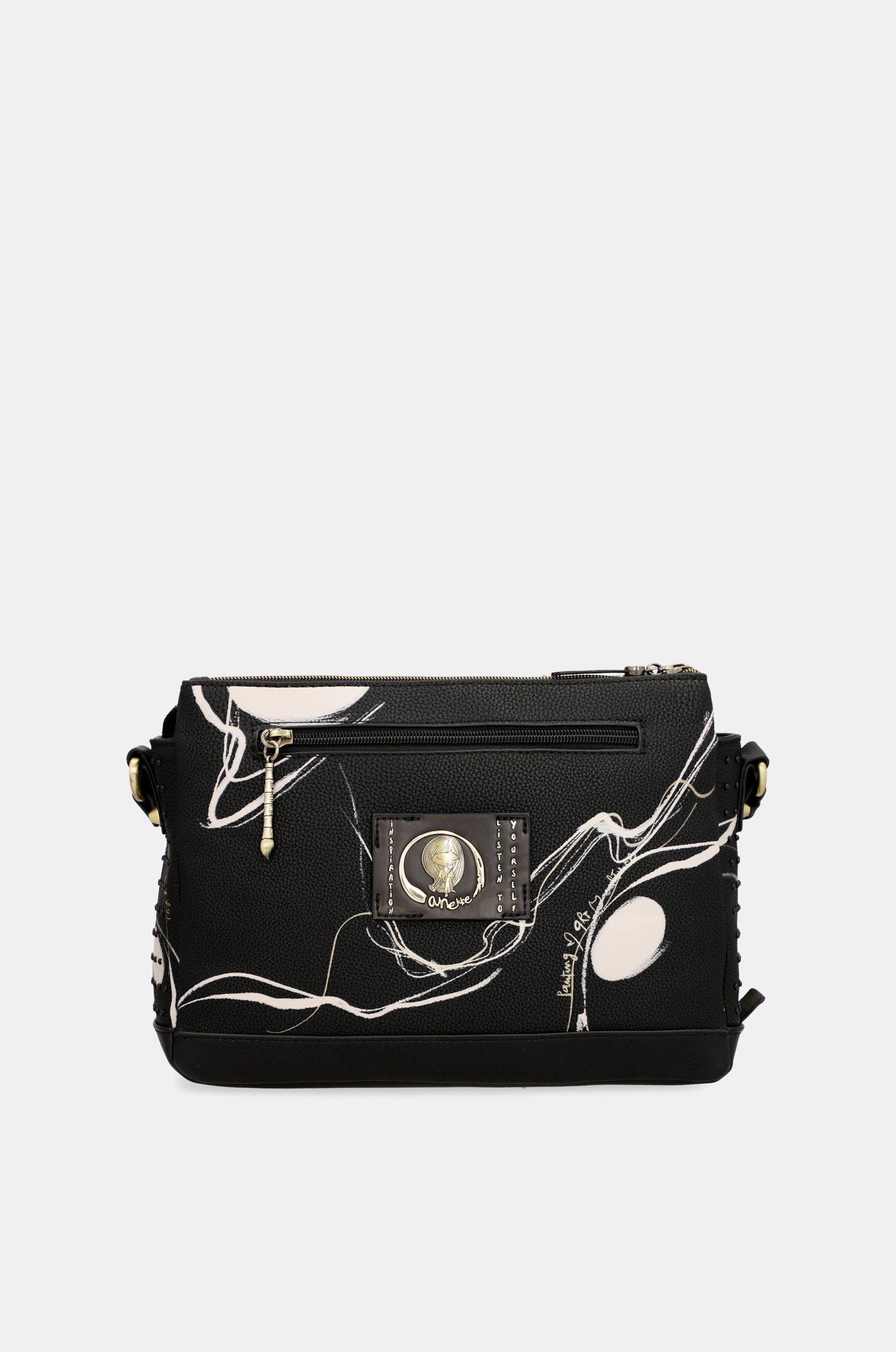 Nature Shodō Black 3 Compartiment Sac à bandoulière