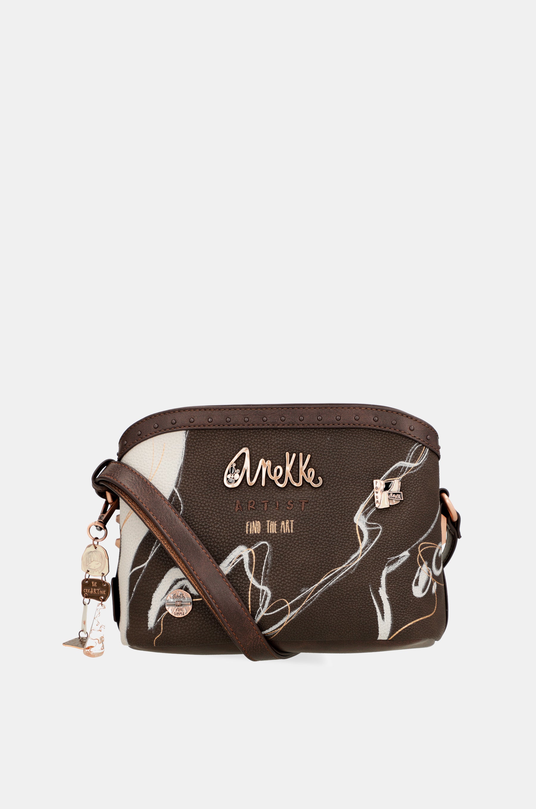Nature Shodō Brown 3 compartiments Sac à bandoulière