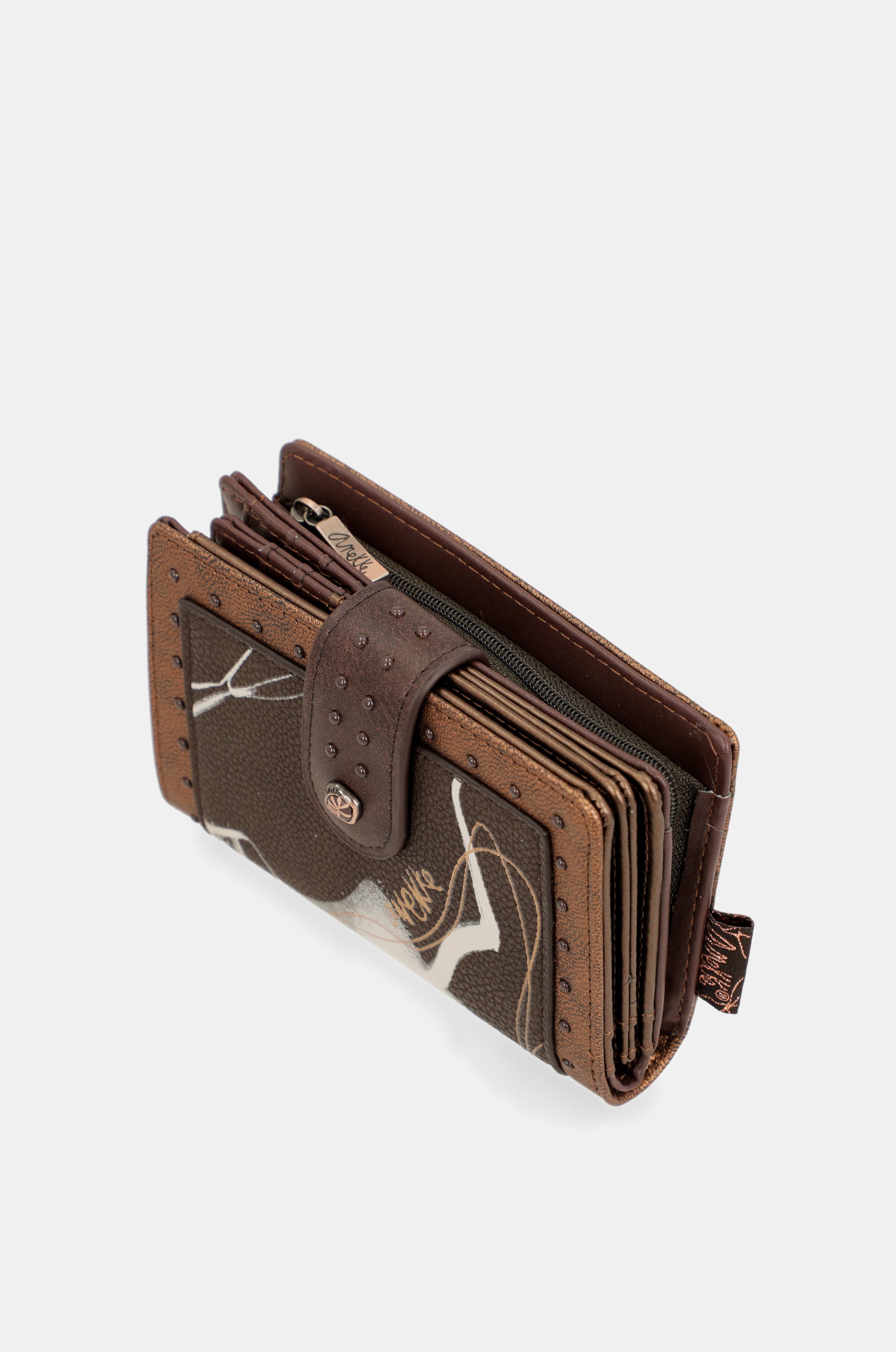 Nature SHODō Brown Flexible RFID portefeuille