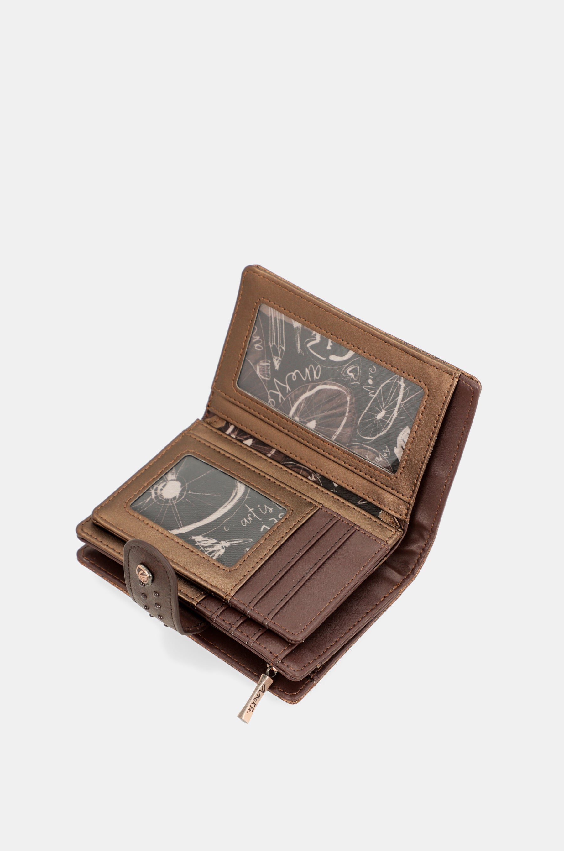 Nature SHODō Brown Flexible RFID portefeuille