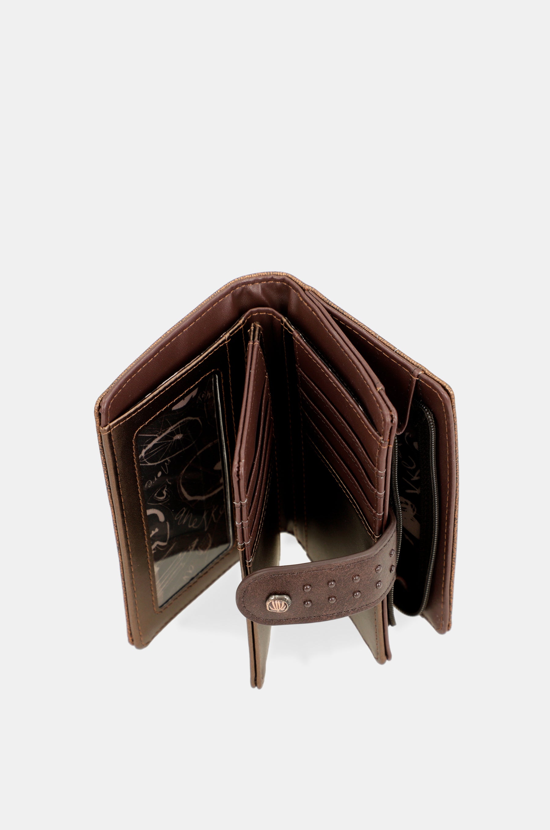 Nature SHODō Brown Flexible RFID portefeuille