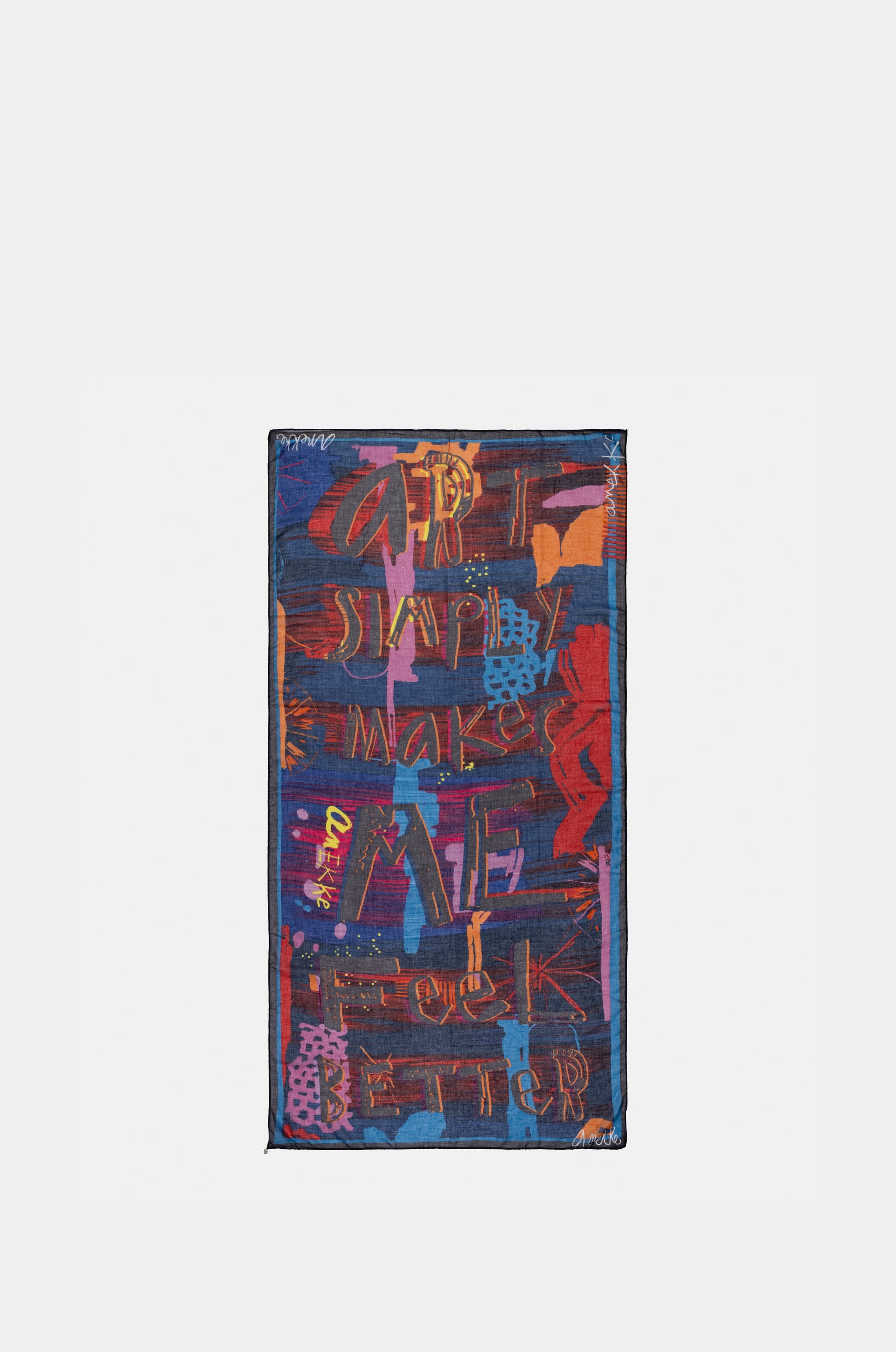 Foulard bleu Contemporary