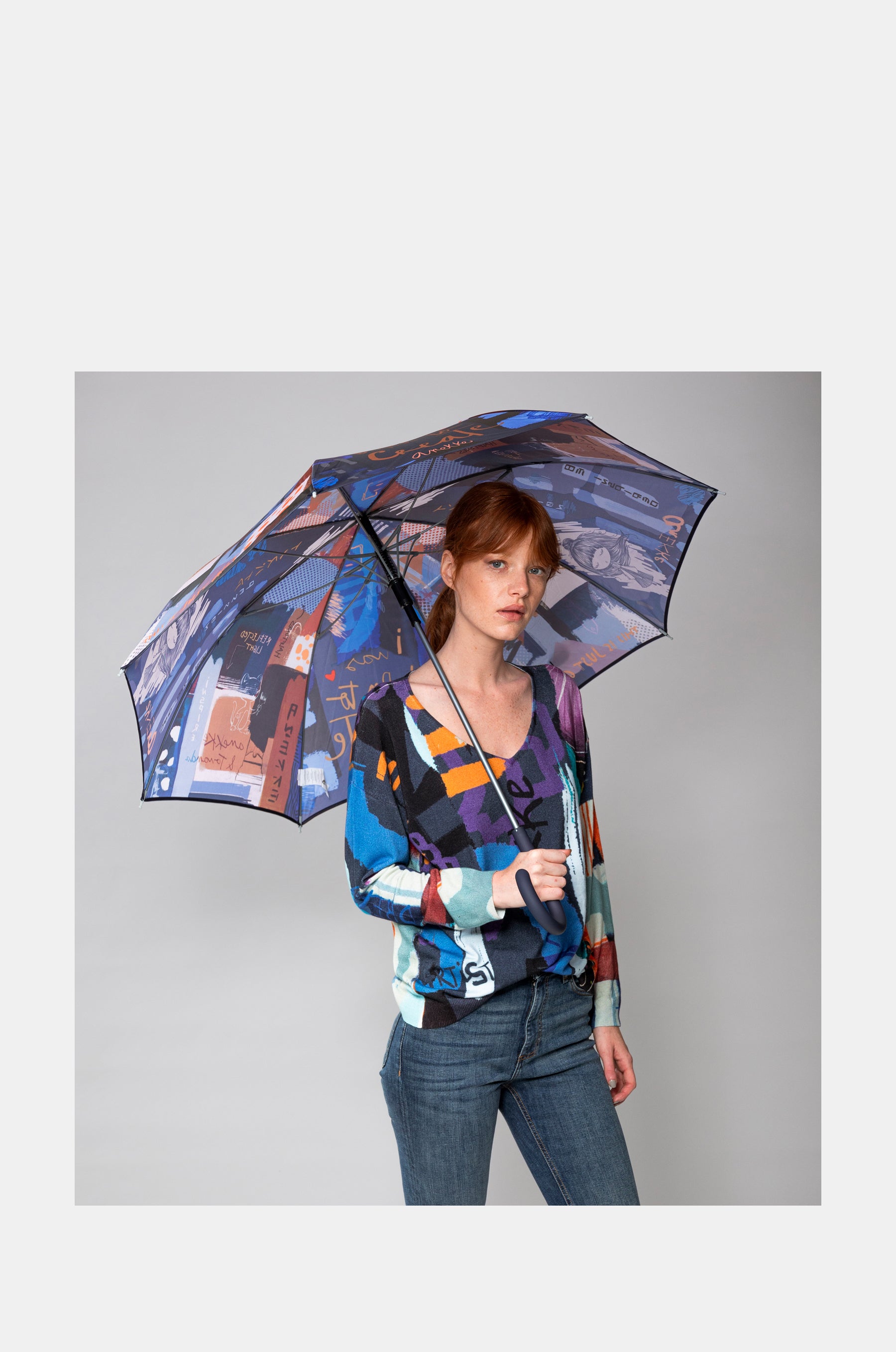 Parapluie long vinyl Shōen