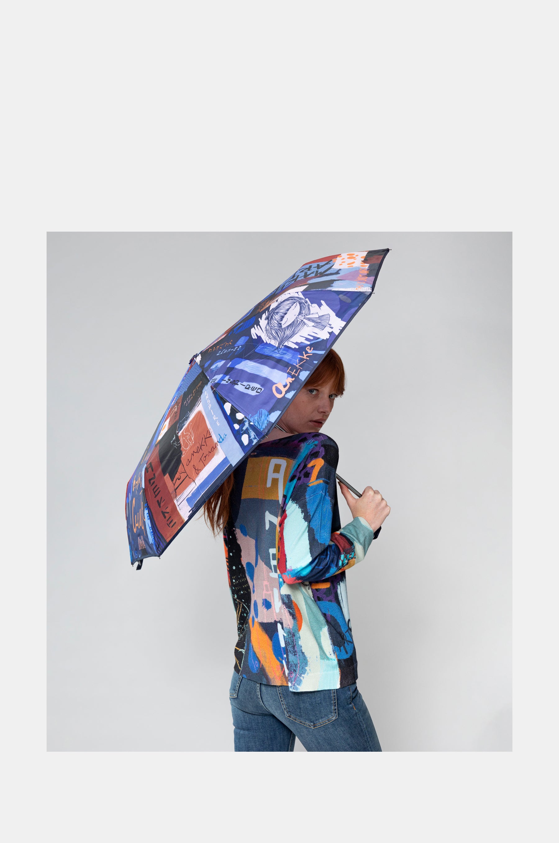Parapluie long vinyl Shōen