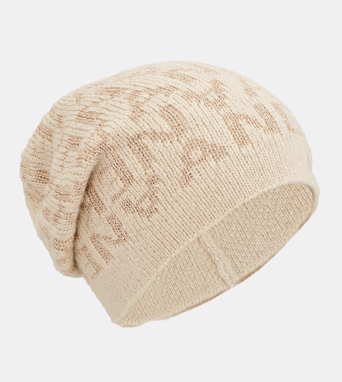 Chapeau Contemporary en tricot beige