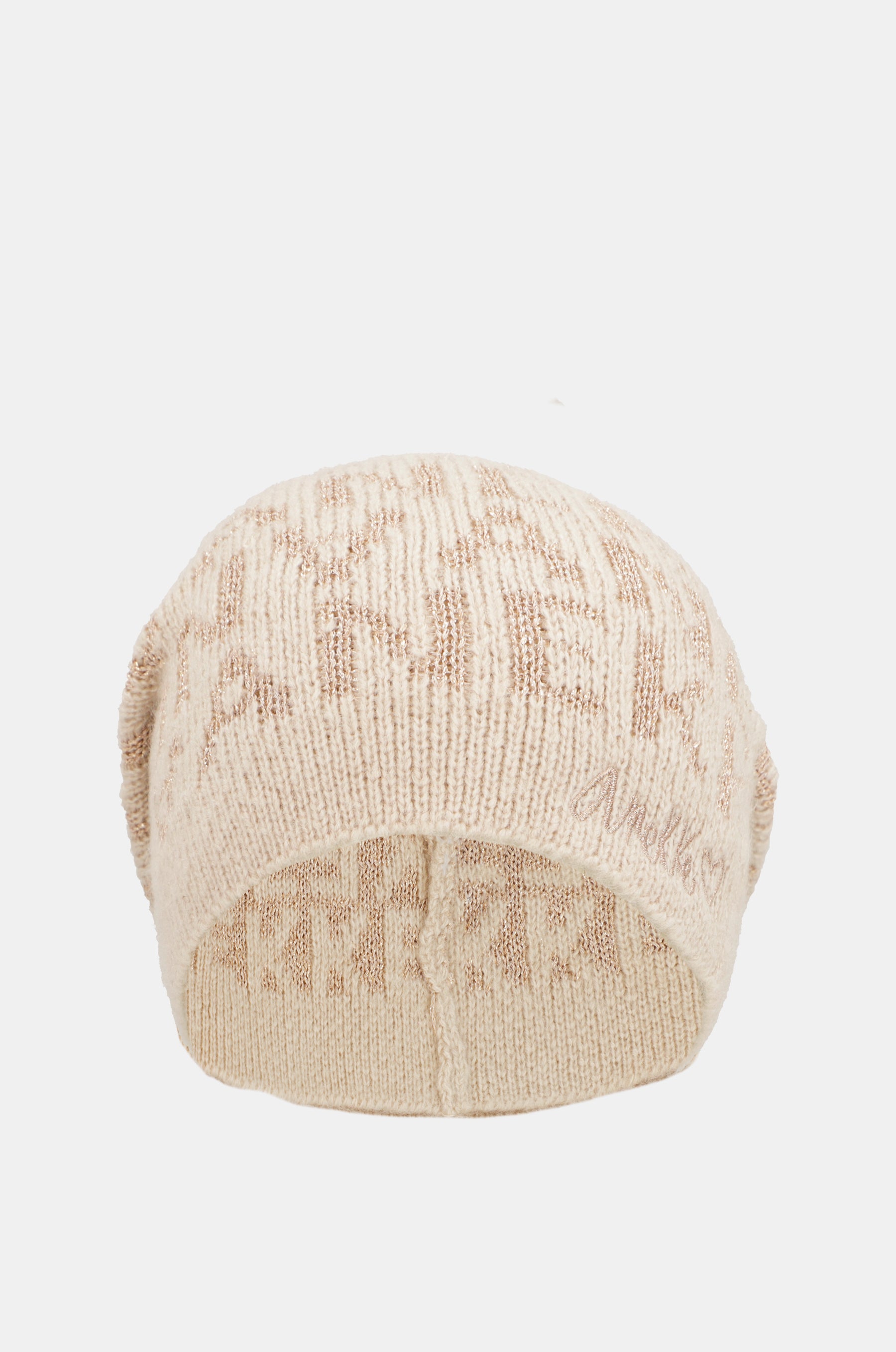 Chapeau Contemporary en tricot beige