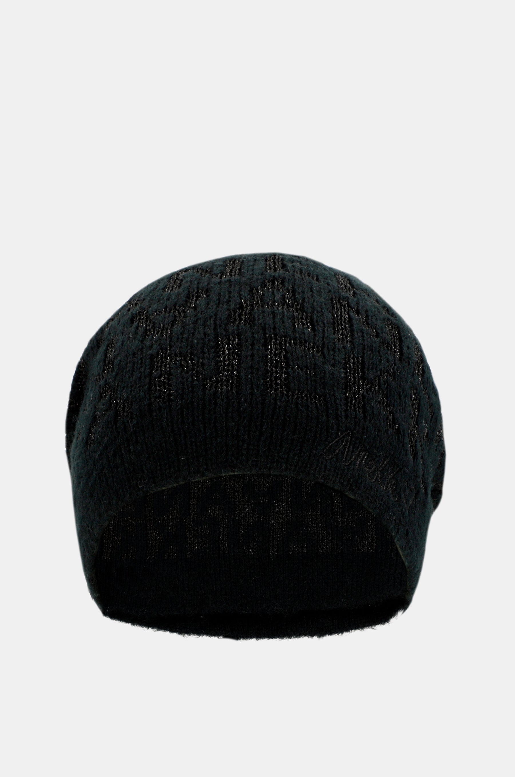 Chapeau Contemporary en tricot noir