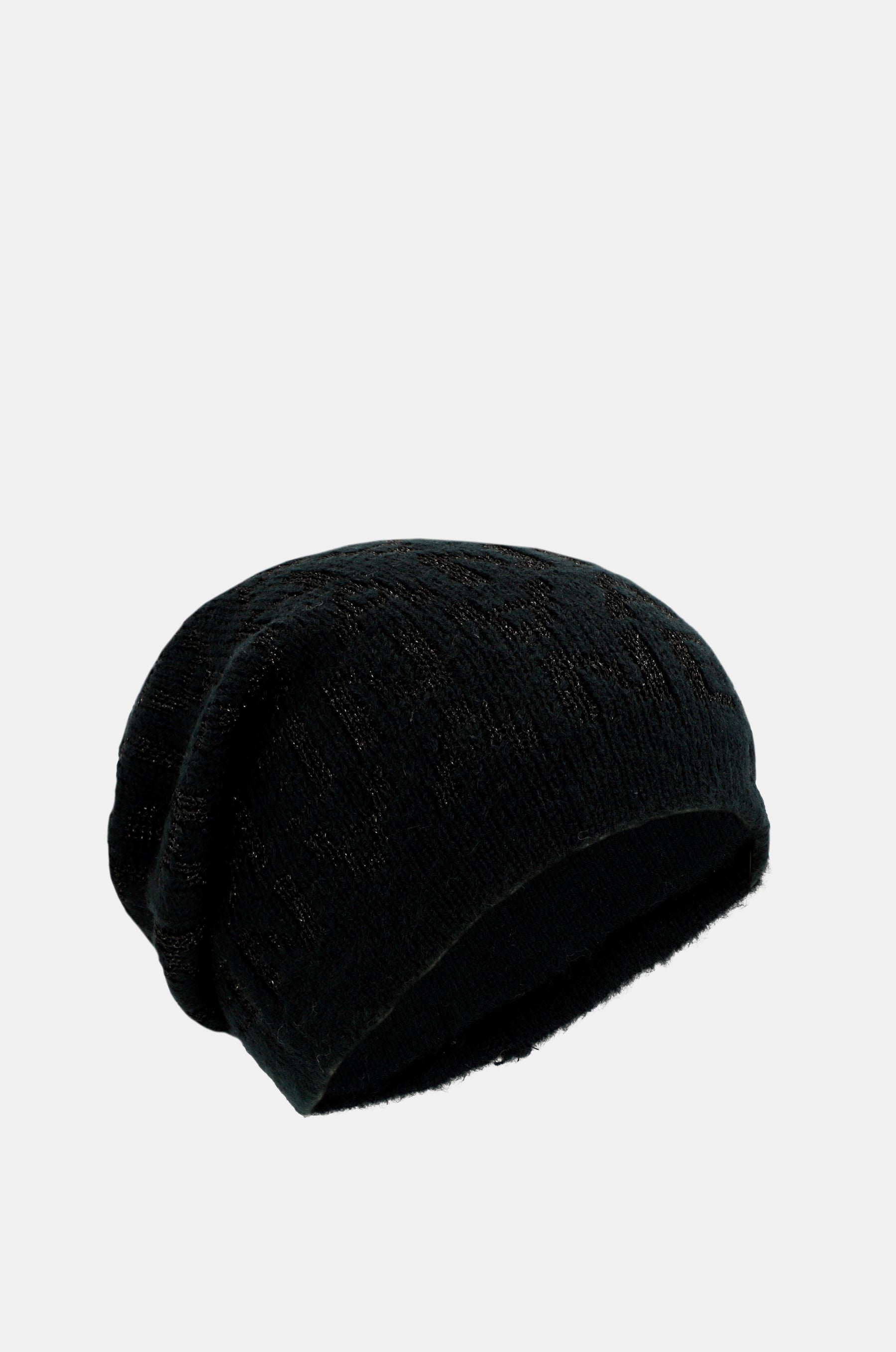 Chapeau Contemporary en tricot noir