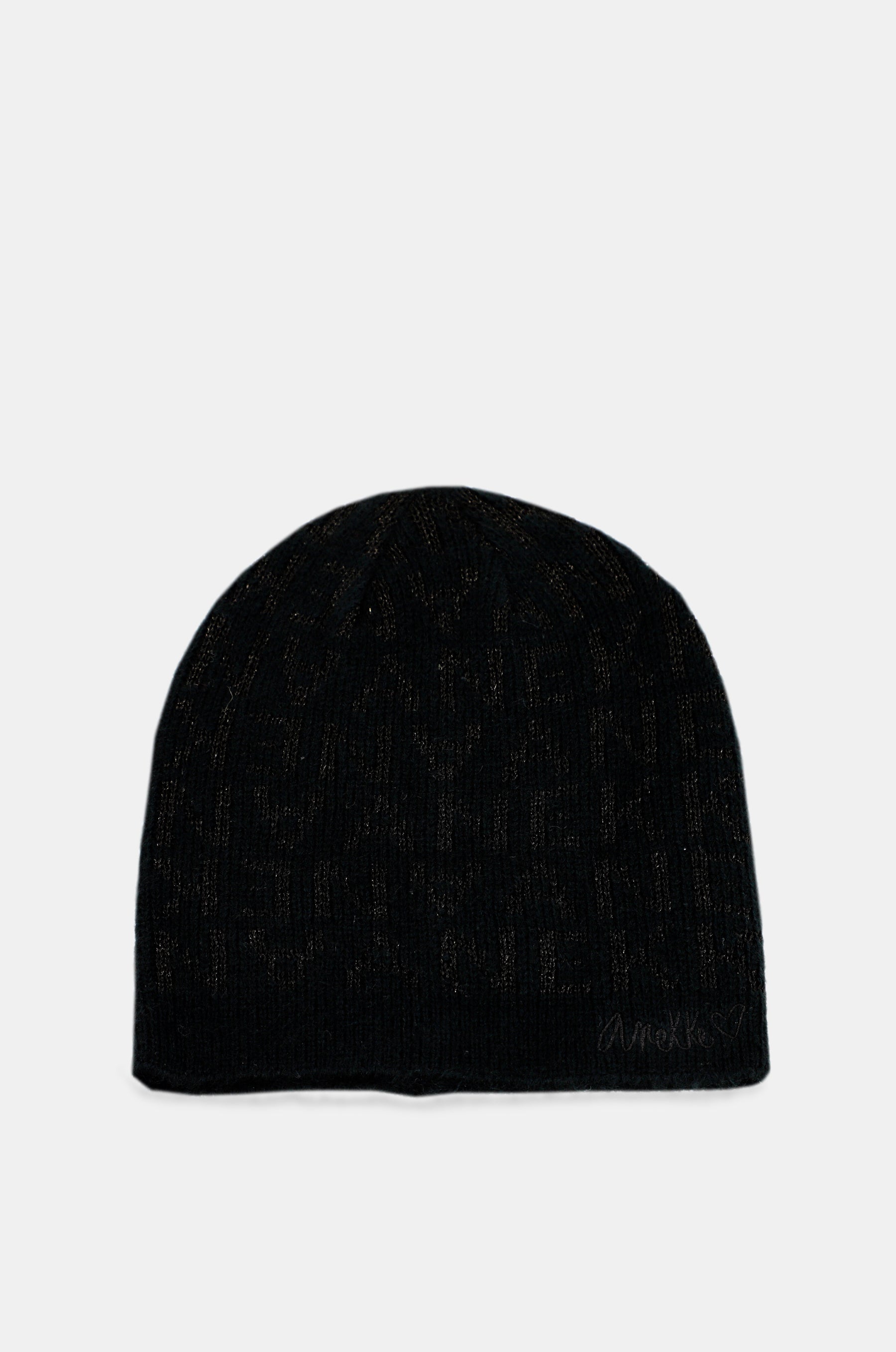 Chapeau Contemporary en tricot noir