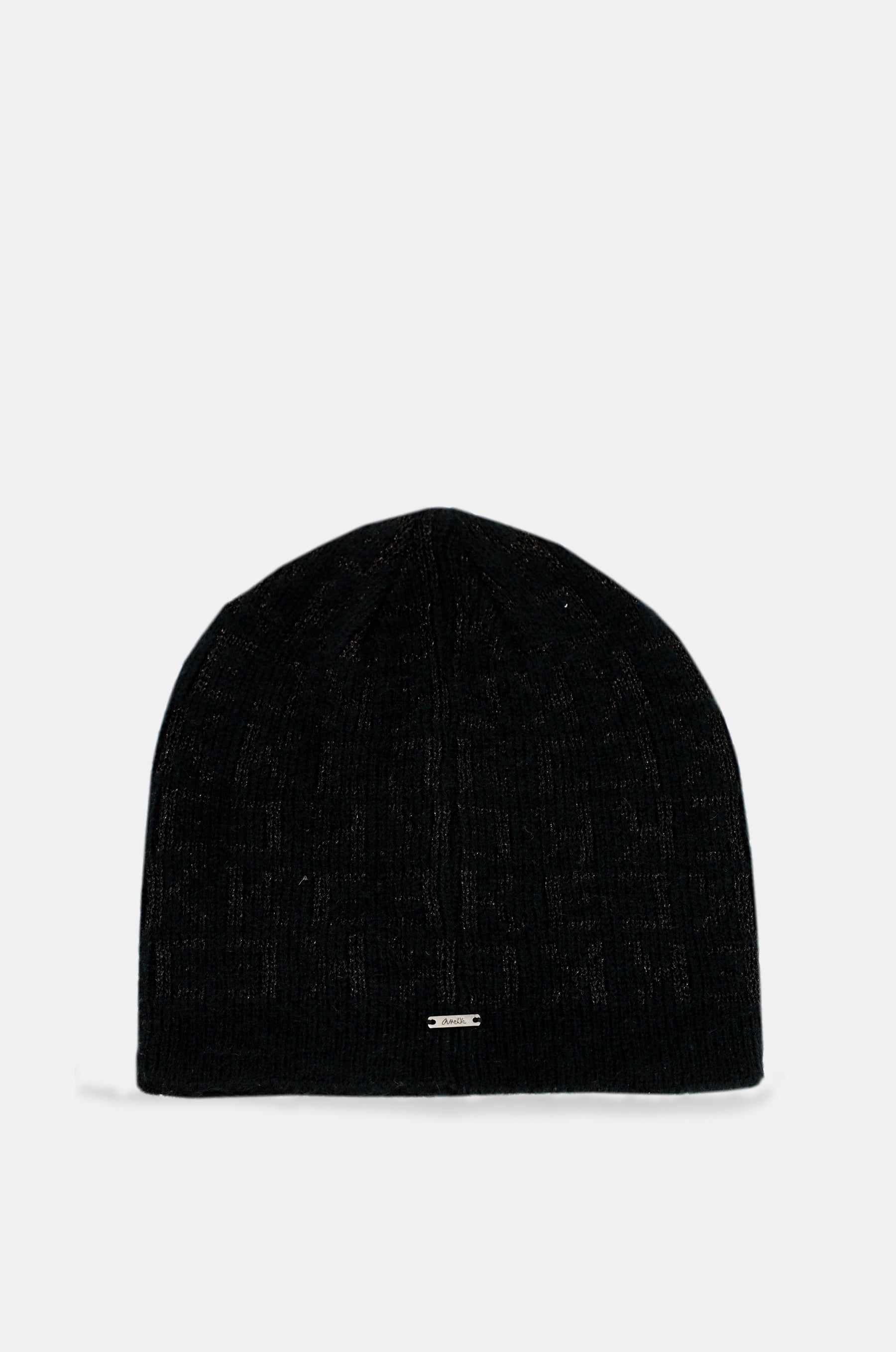 Chapeau Contemporary en tricot noir