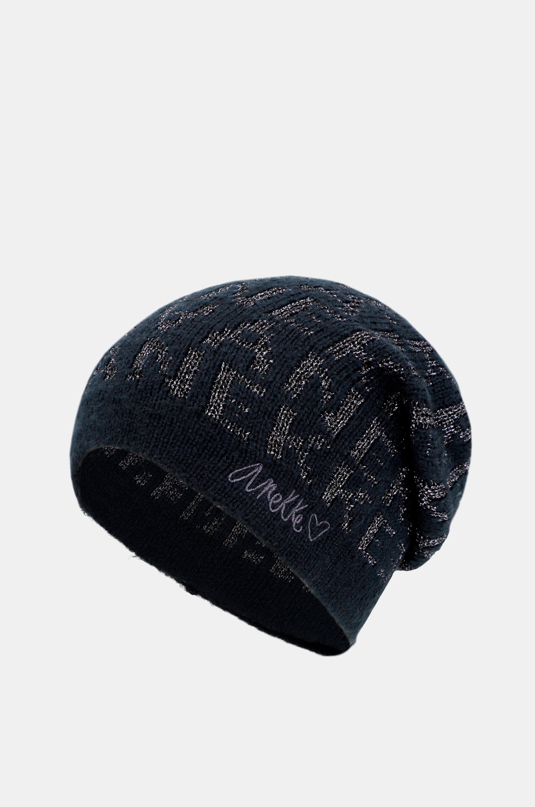Chapeau Contemporary en tricot bleu marine