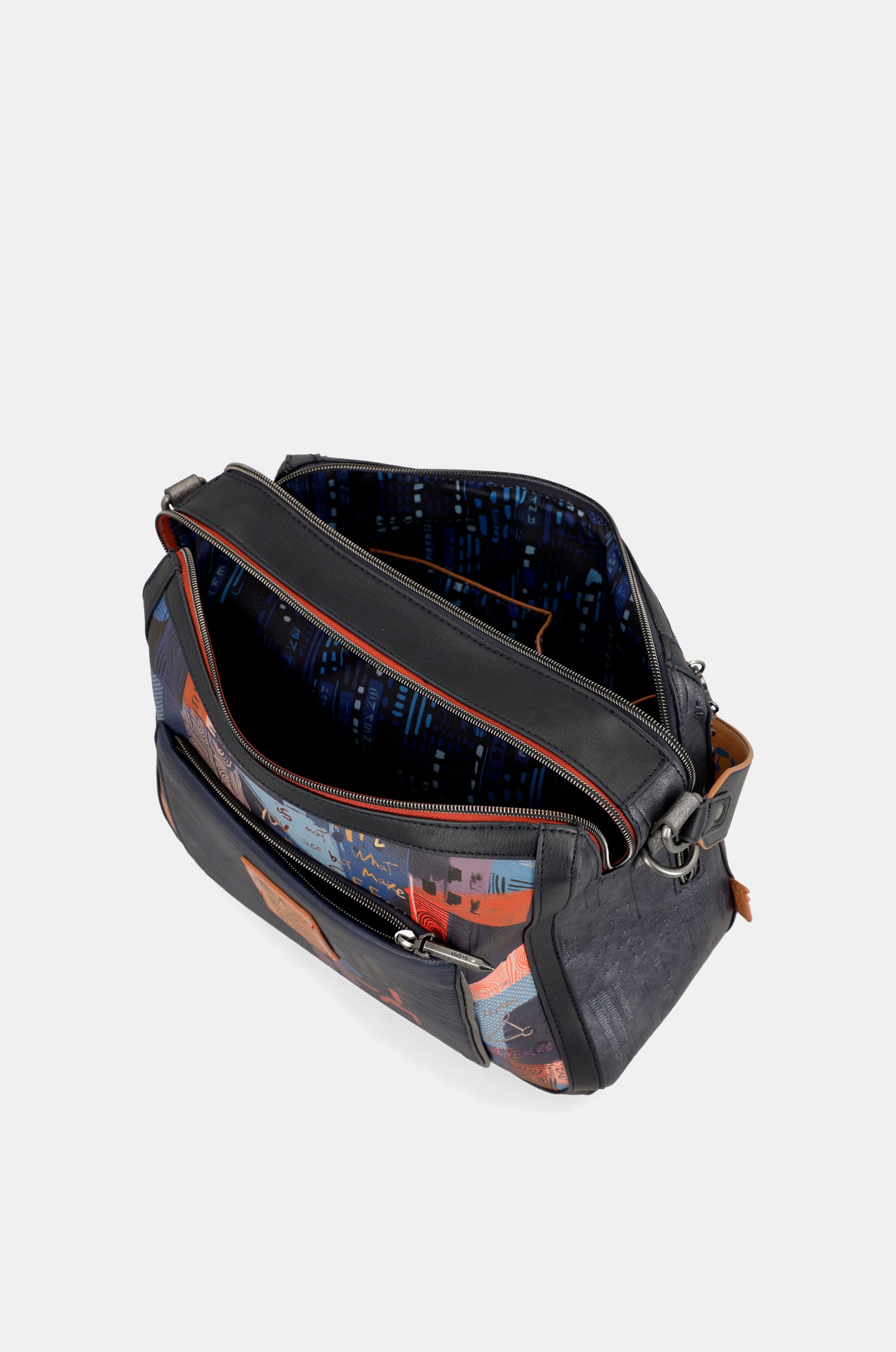 Sac à bandoulière contemporain avec bandoulière