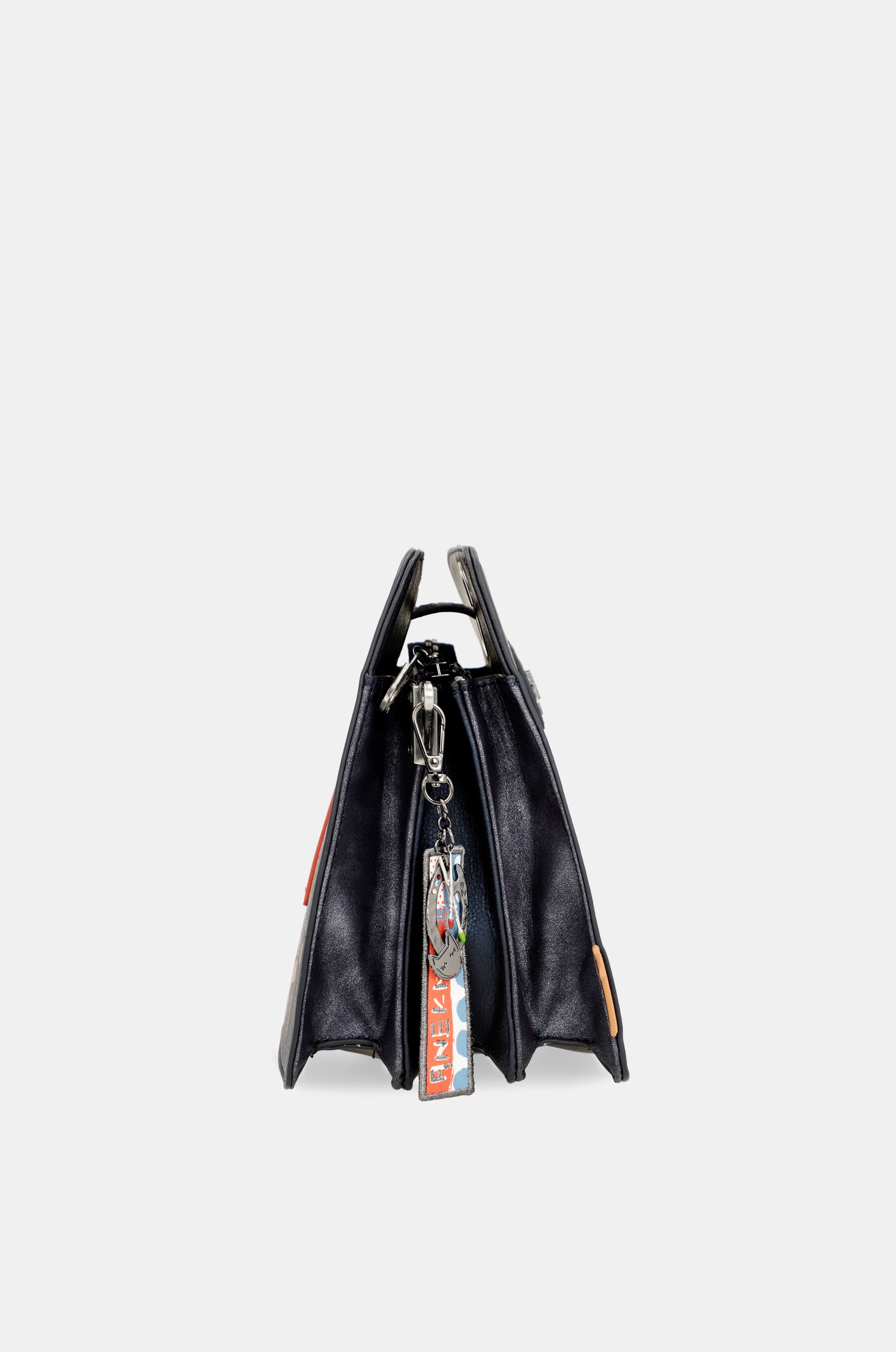 Sac à bandoulière géométrique à 3 compartiments contemporains