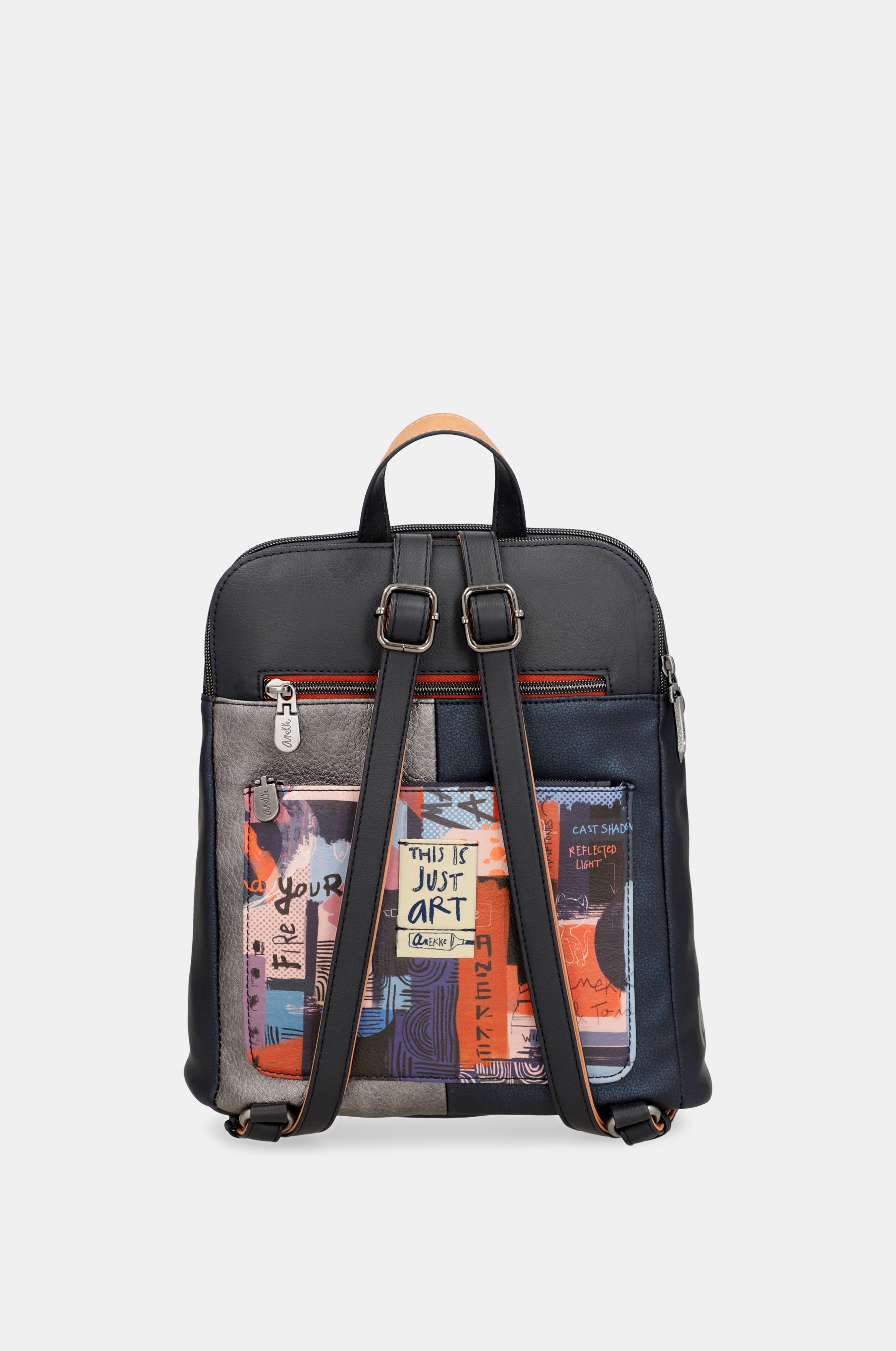 Sac à dos contemporain à 2 compartiments