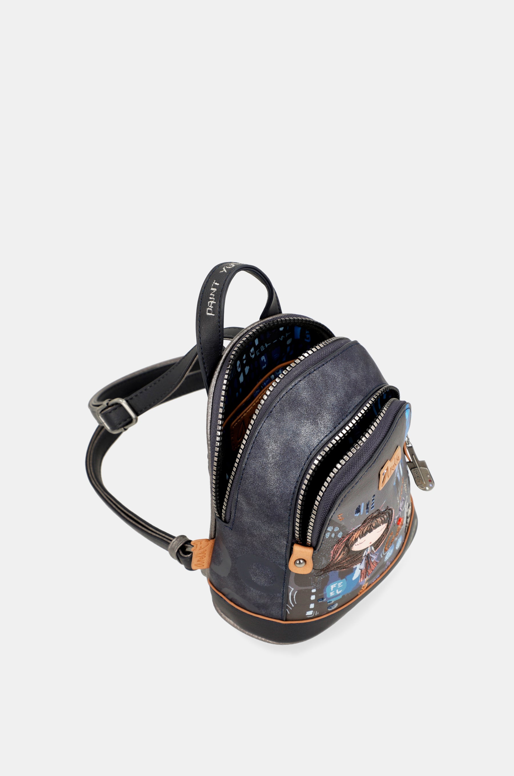 Contemporain à deux compartiments Mini sac à dos contemporain