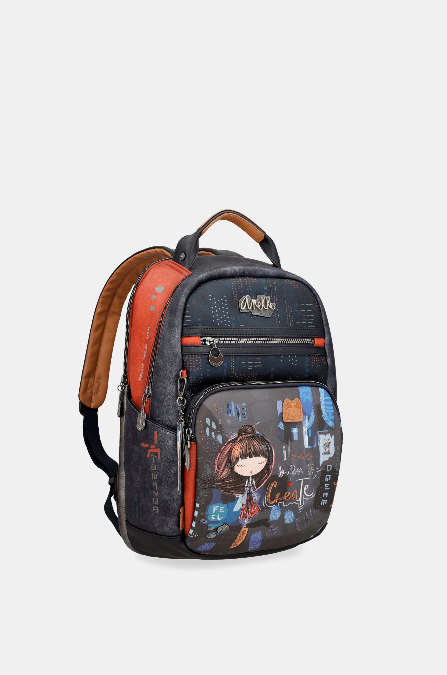 Sac à dos de grande école contemporaine