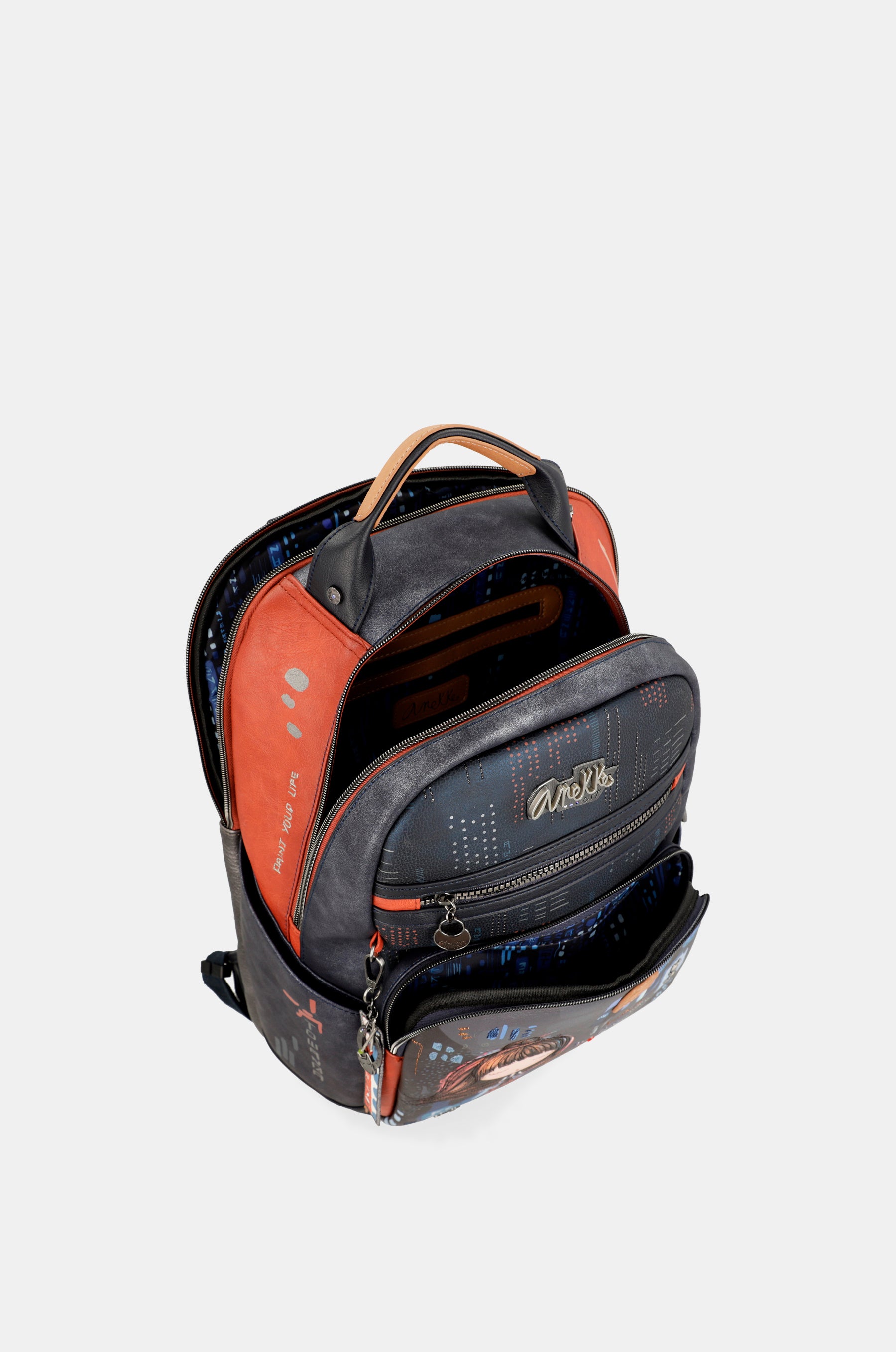 Sac à dos de grande école contemporaine