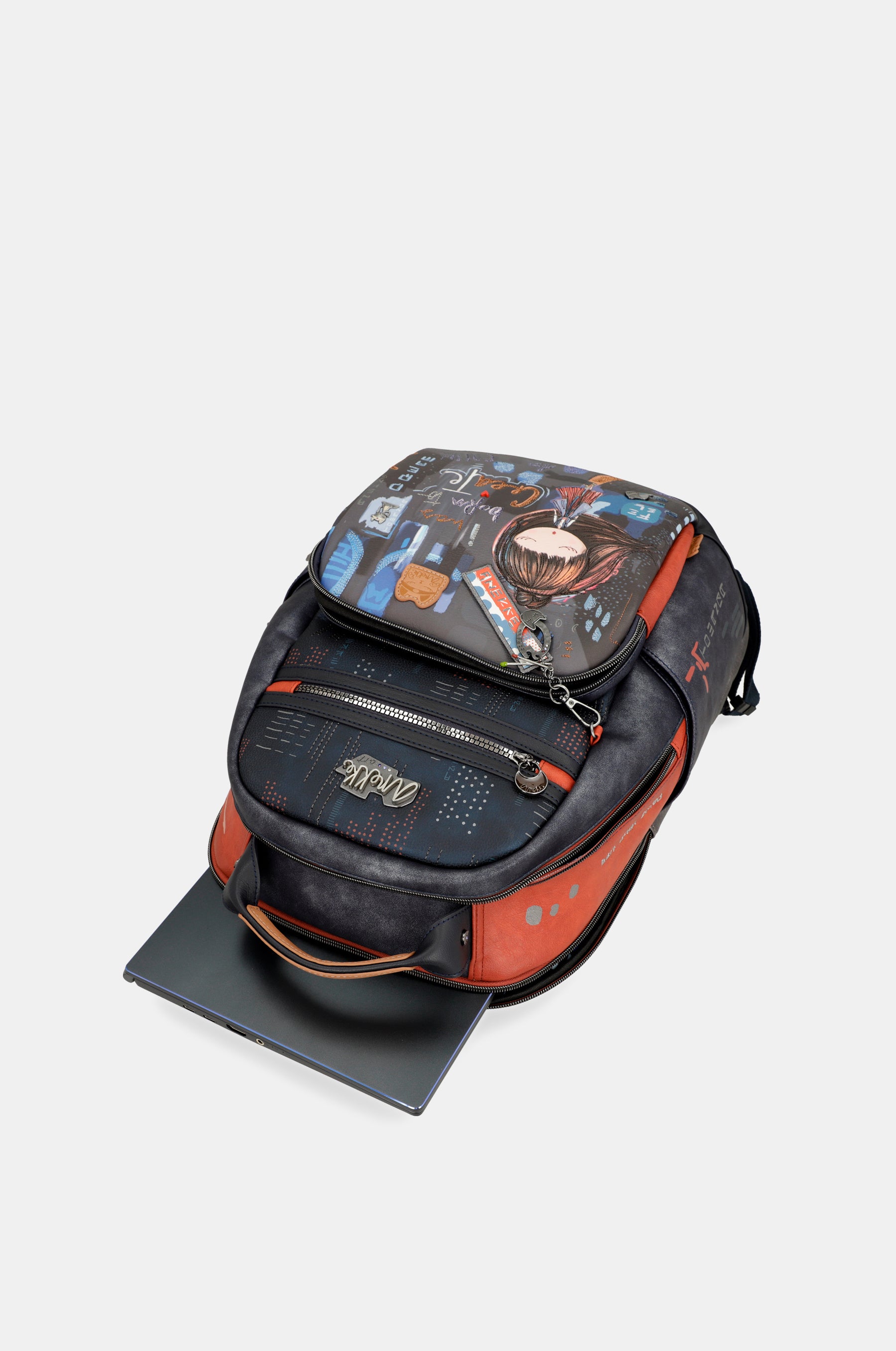 Sac à dos de grande école contemporaine