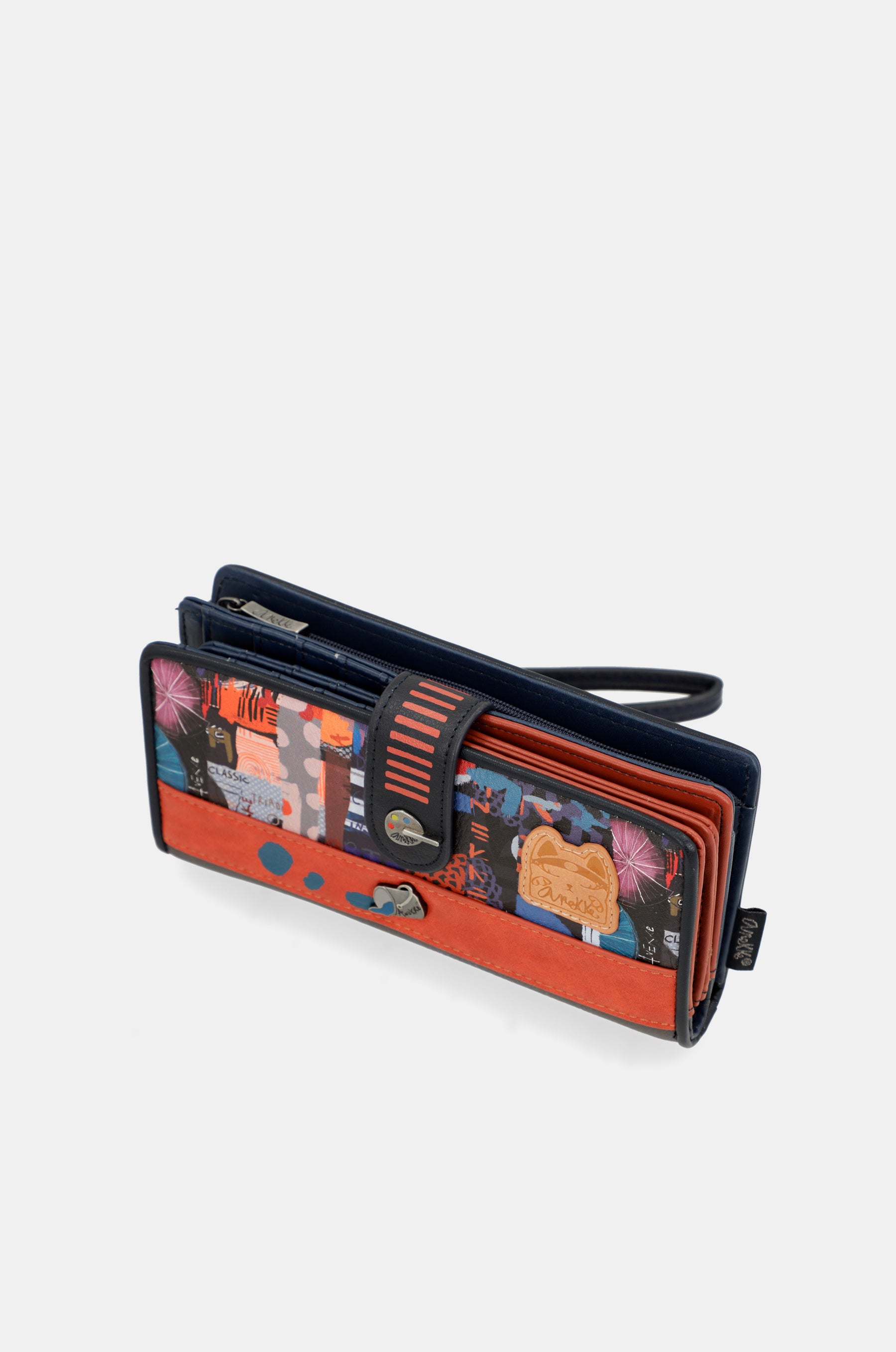 Grand portefeuille RFID contemporain contemporain
