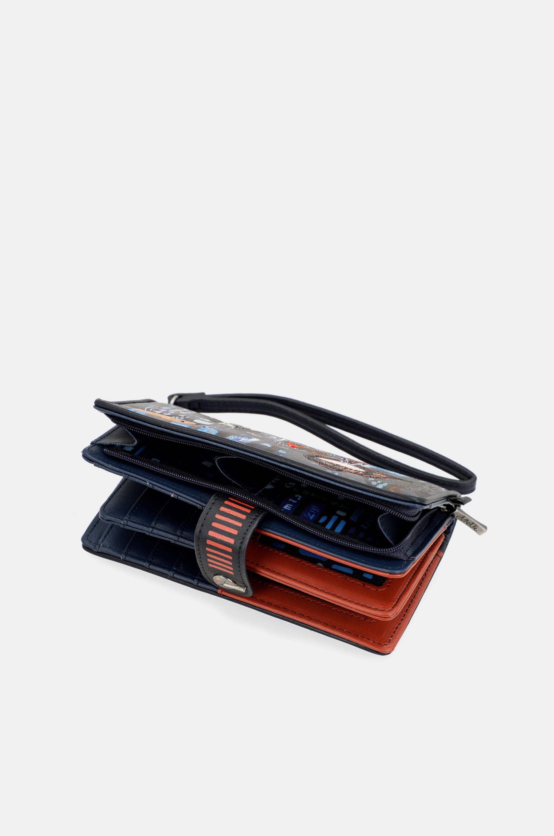 Grand portefeuille RFID contemporain contemporain