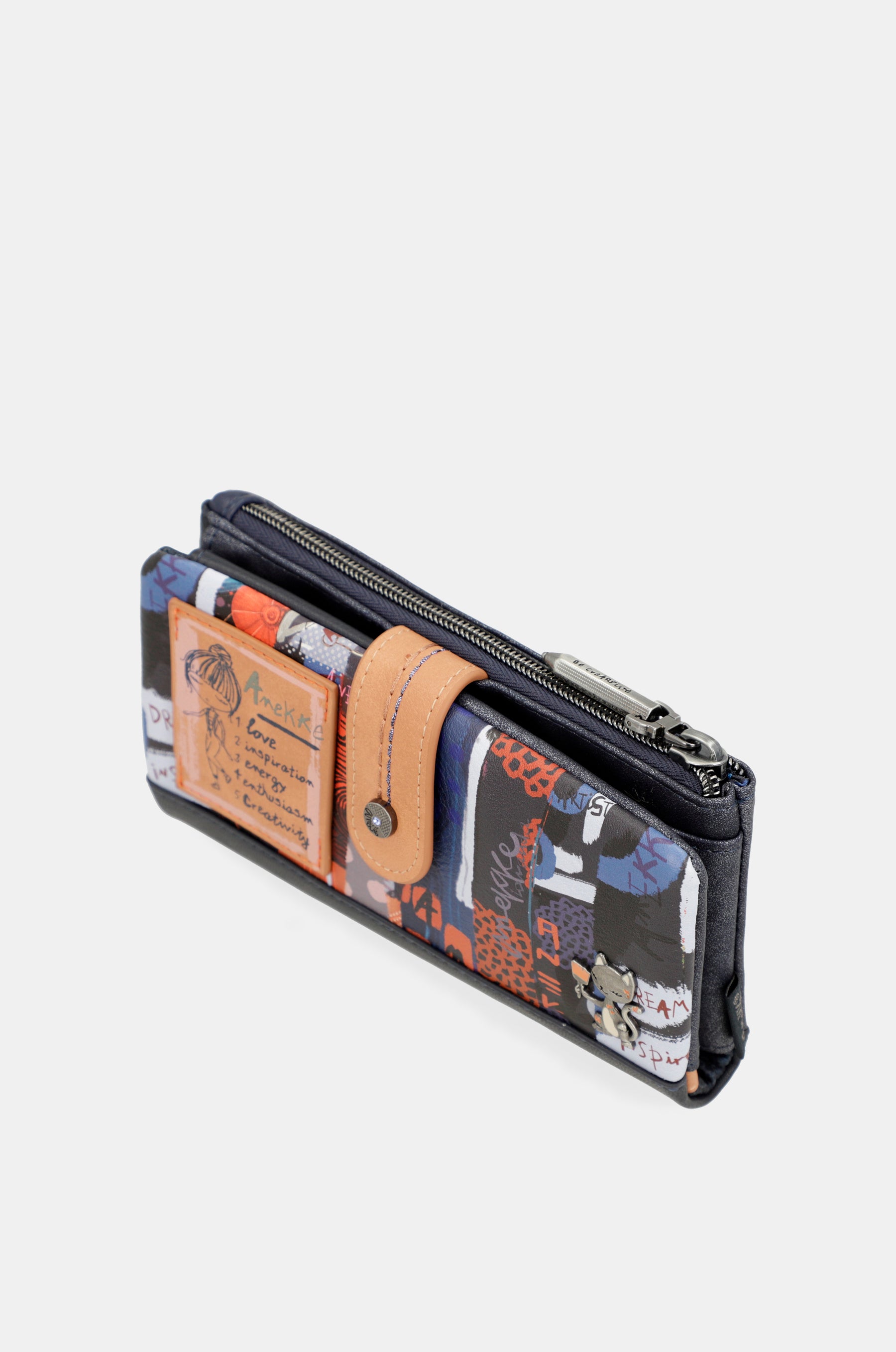 Nagare grand portefeuille RFID flexible