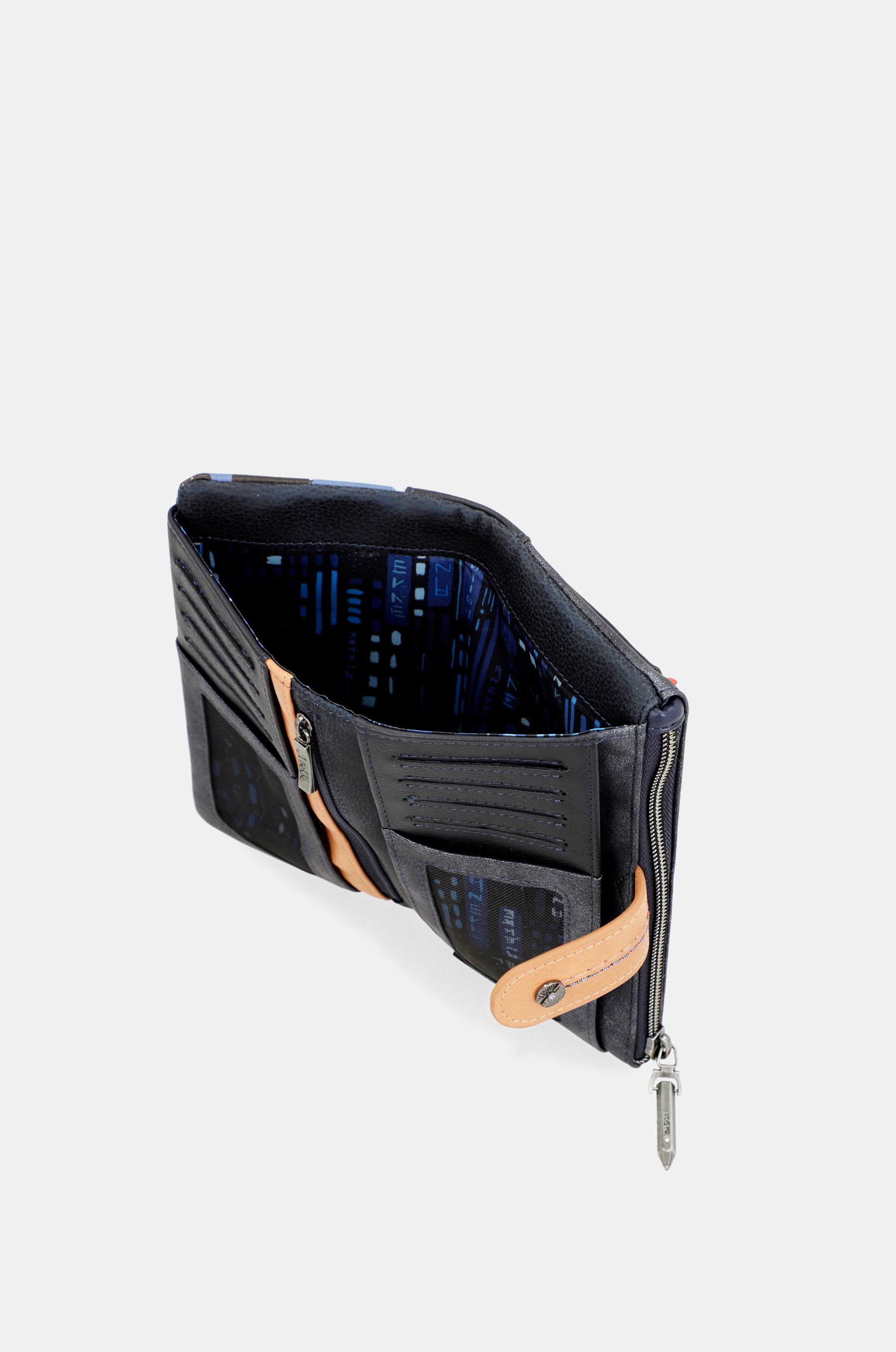 Nagare grand portefeuille RFID flexible
